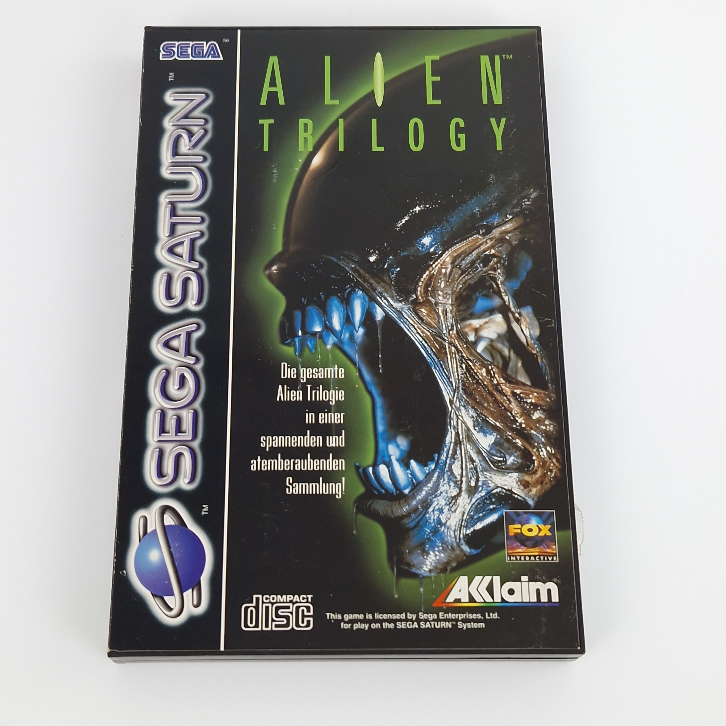Sega Saturn Spiel – Alien Trilogy OVP PAL Acclaim
