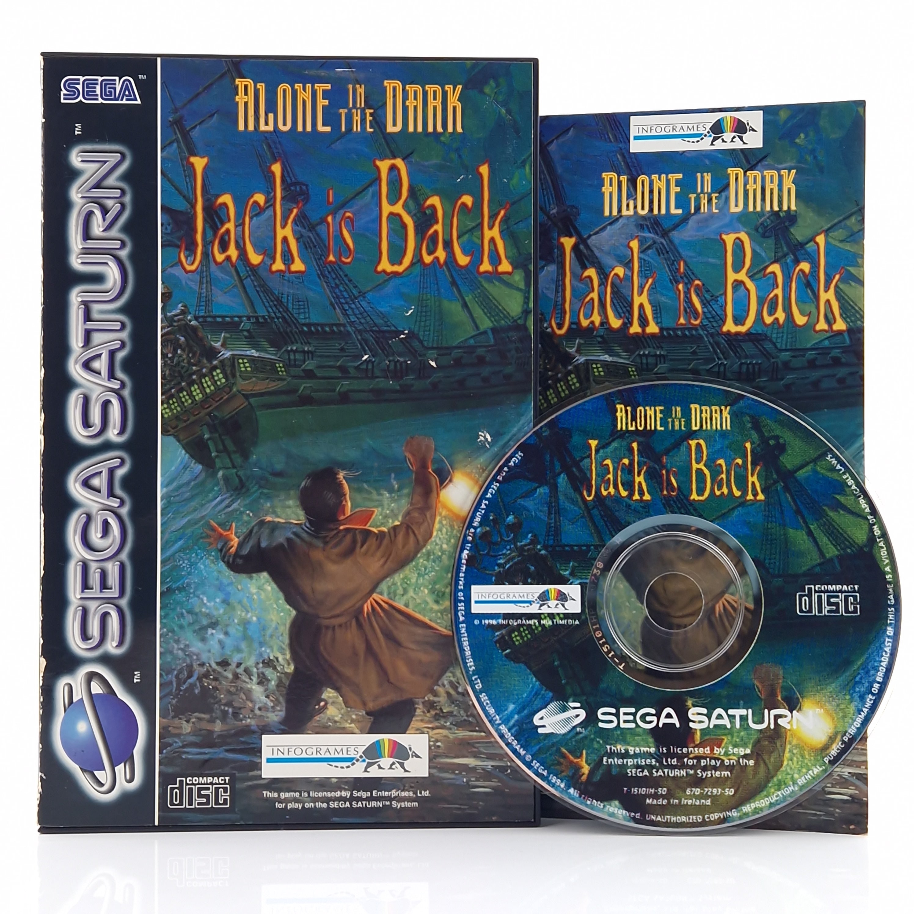 Sega Saturn Spiel – Alone in the Dark Jack is Back (PAL)