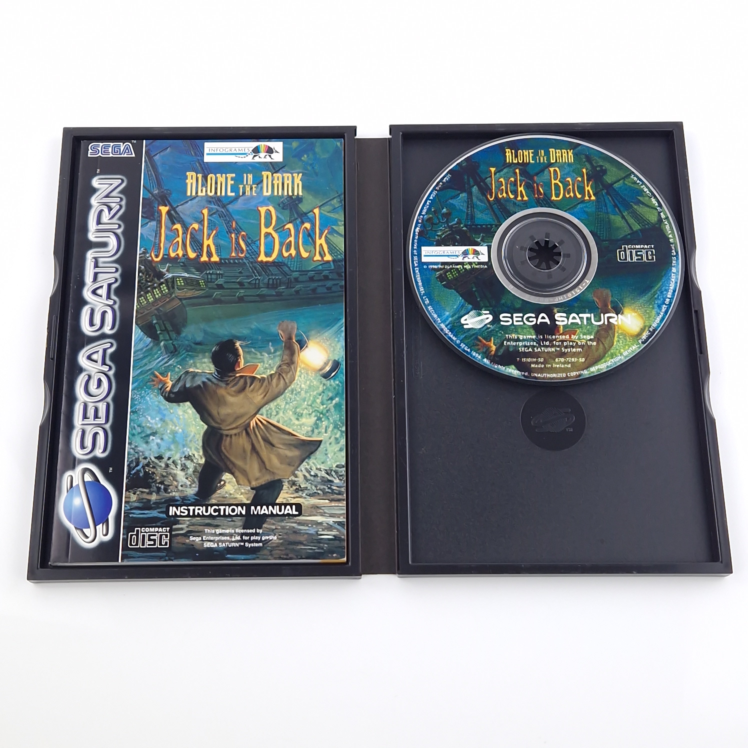 Sega Saturn Spiel – Alone in the Dark Jack is Back PAL OVP