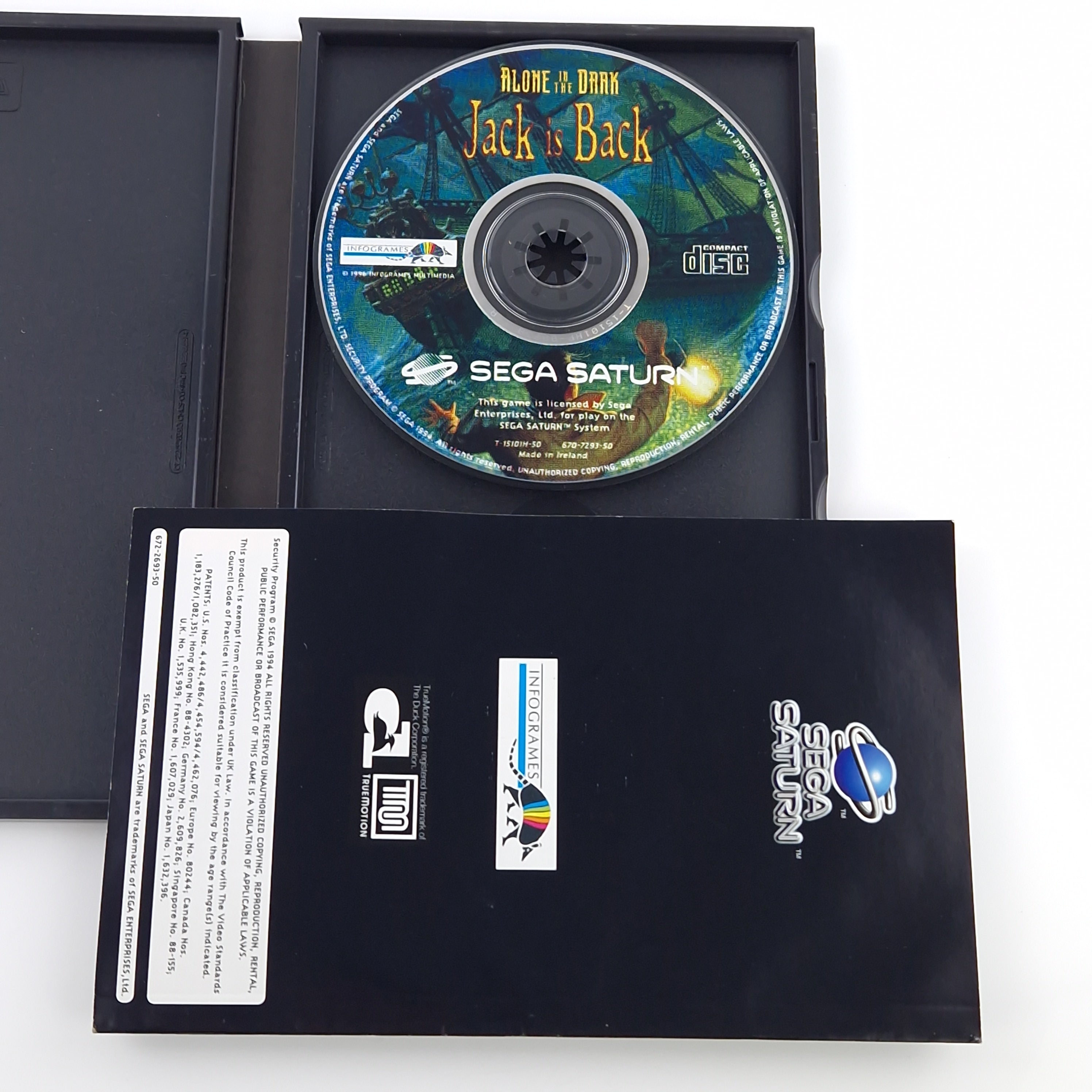 Sega Saturn Spiel – Alone in the Dark Jack is Back PAL OVP