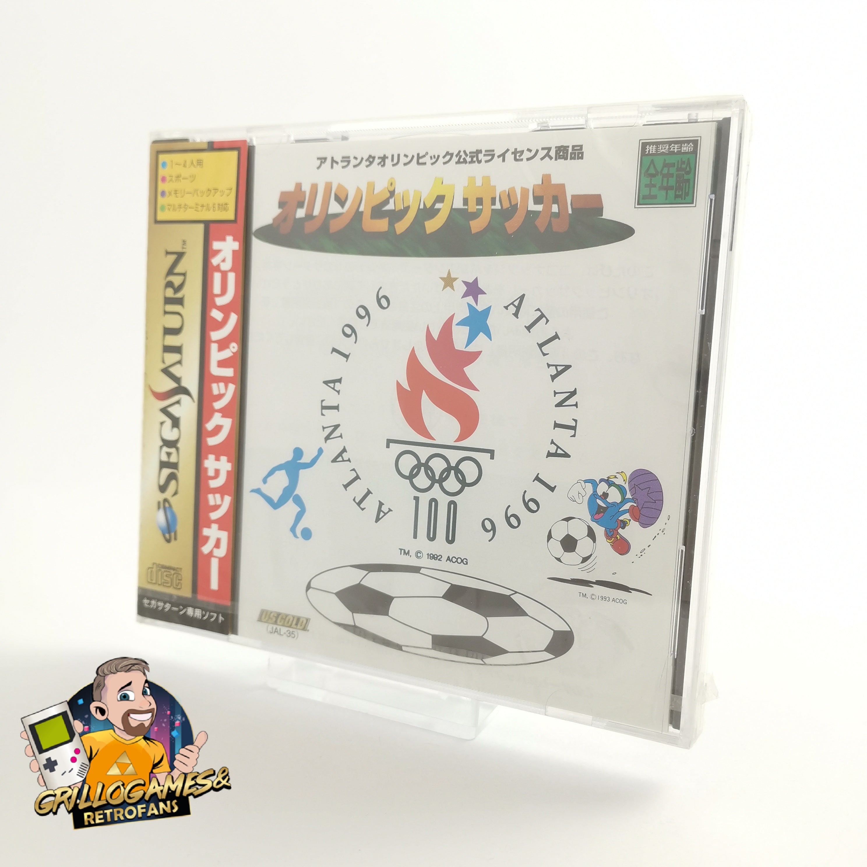 Sega Saturn Spiel – Atlanta 1996 NTSC-J Neu Versiegelt