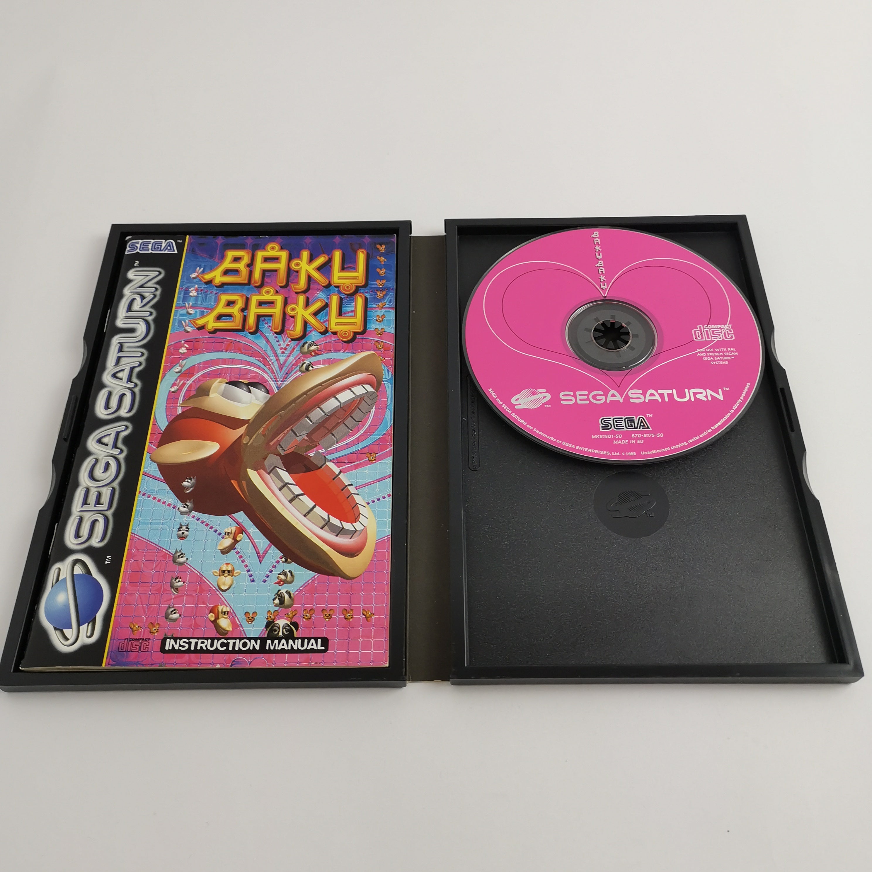 Sega Saturn Spiel – Baku Baku (PAL OVP)