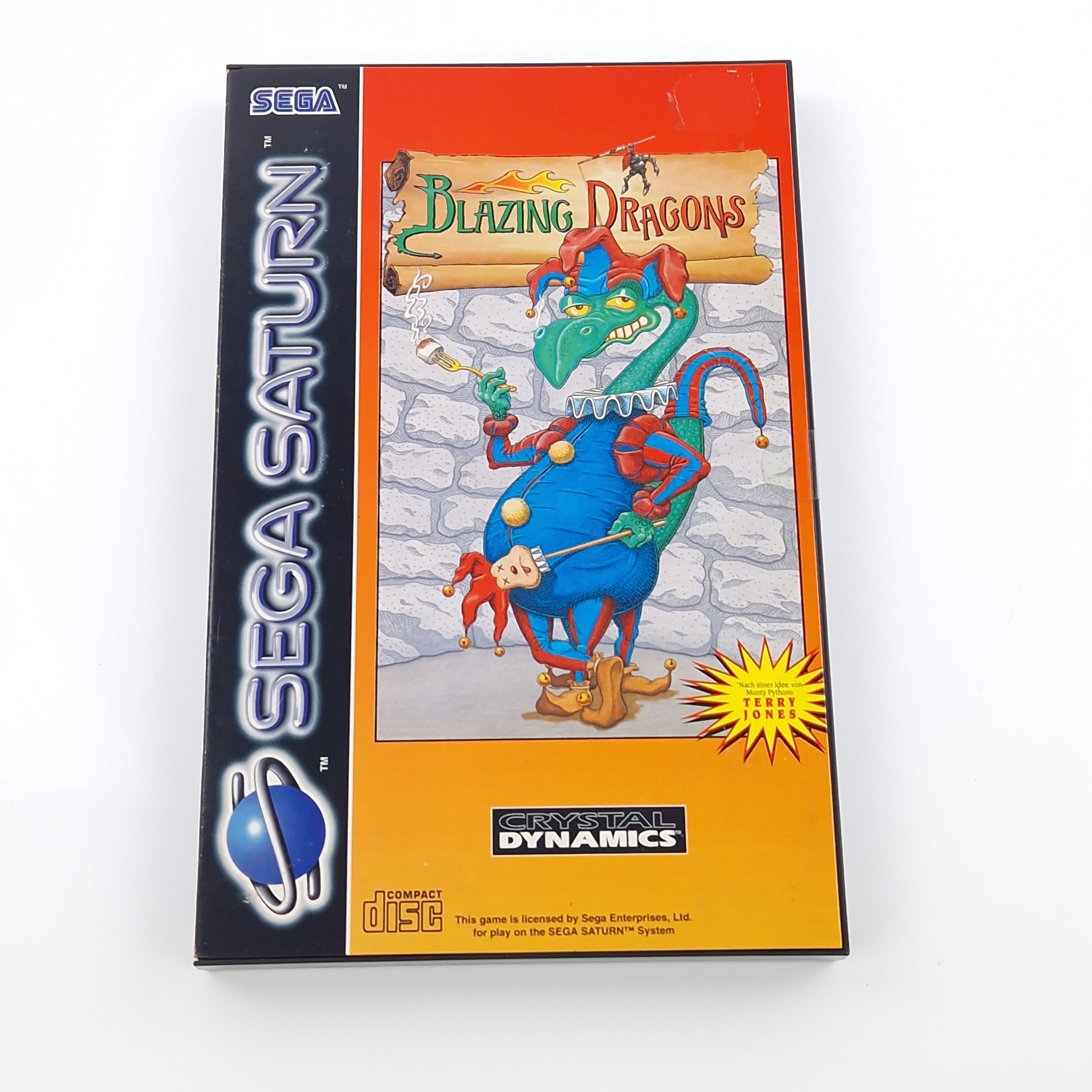 Sega Saturn Spiel – Blazing Dragons OVP PAL