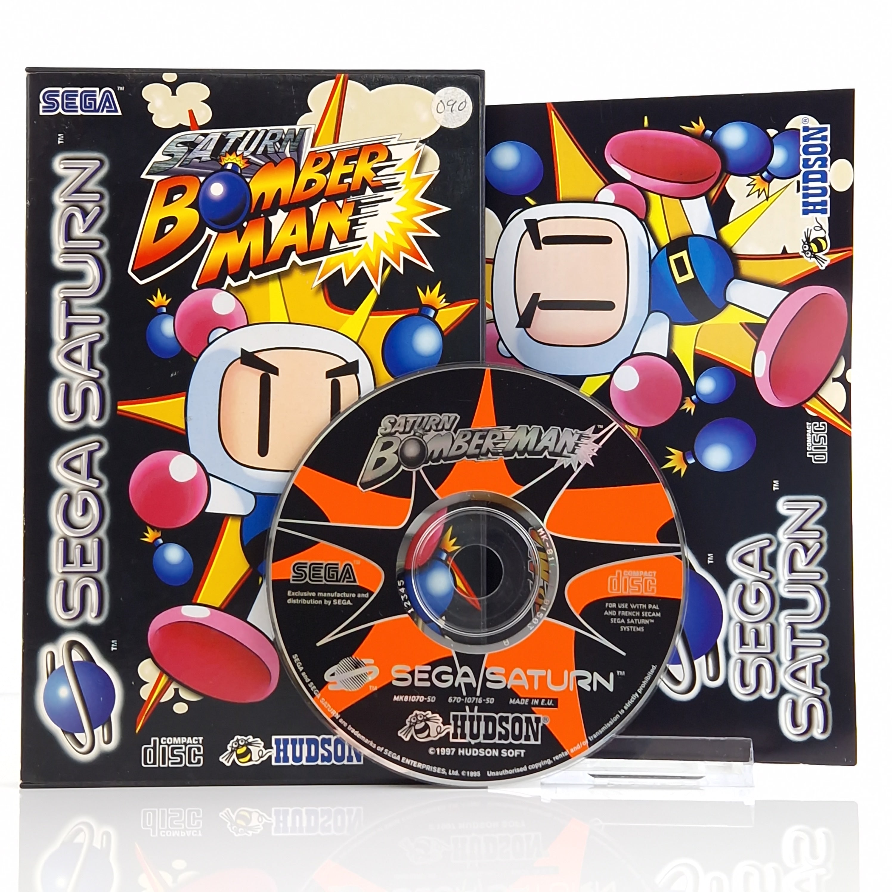 Sega Saturn Spiel – Bomberman mit OVP PAL geringen Gebrauchsspuren