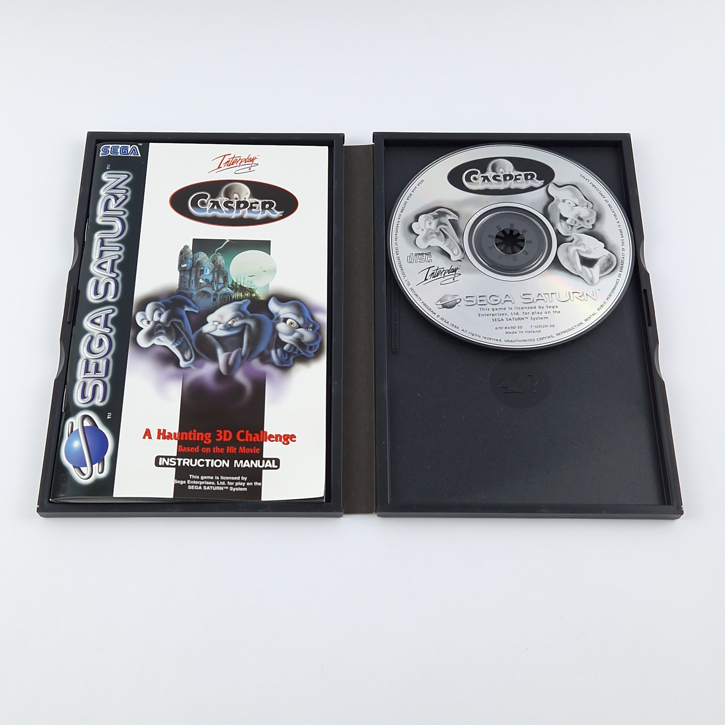 Sega Saturn Spiel – Casper Haunting 3D Challenge (PAL OVP)