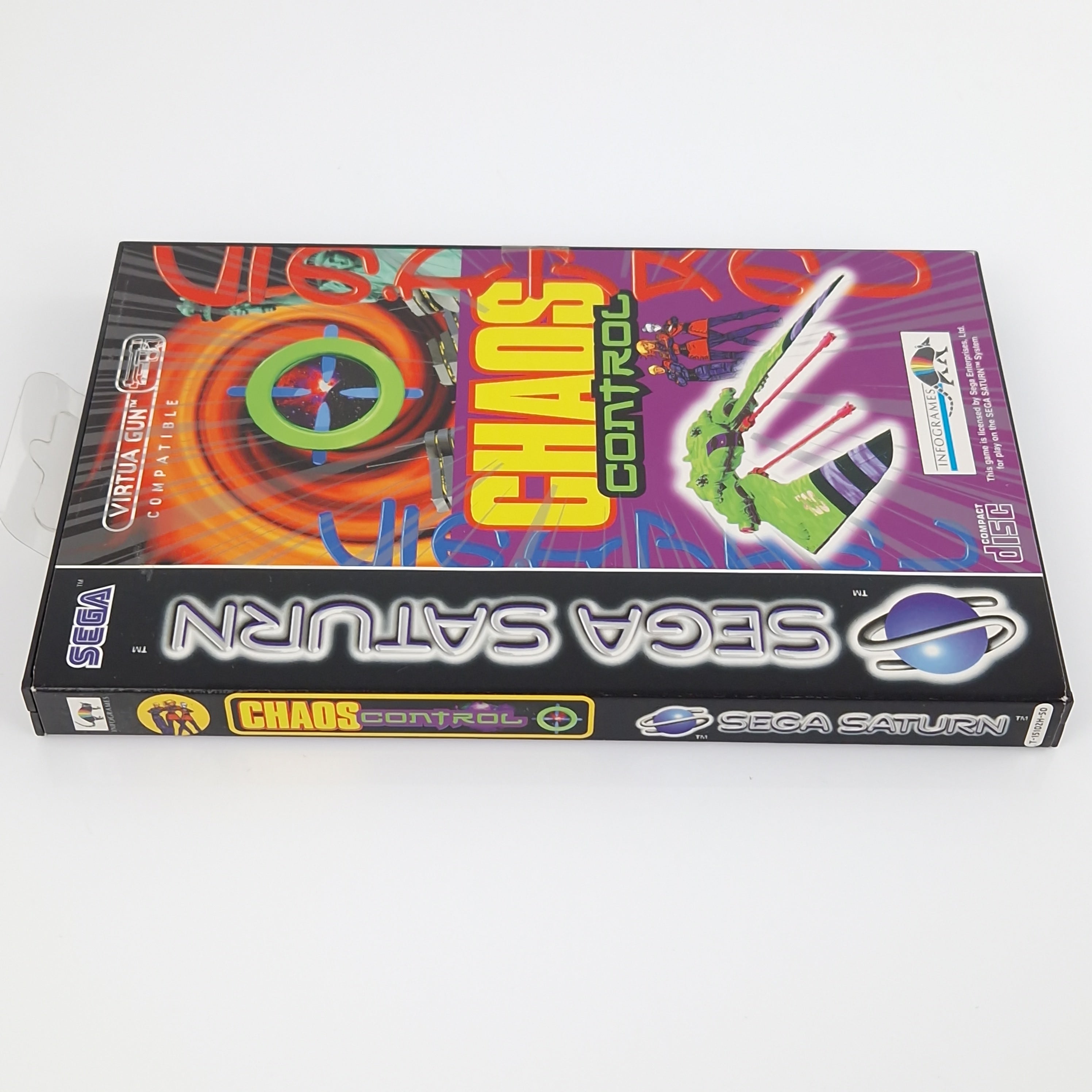 Sega Saturn Spiel – Chaos Control (PAL OVP Anleitung)