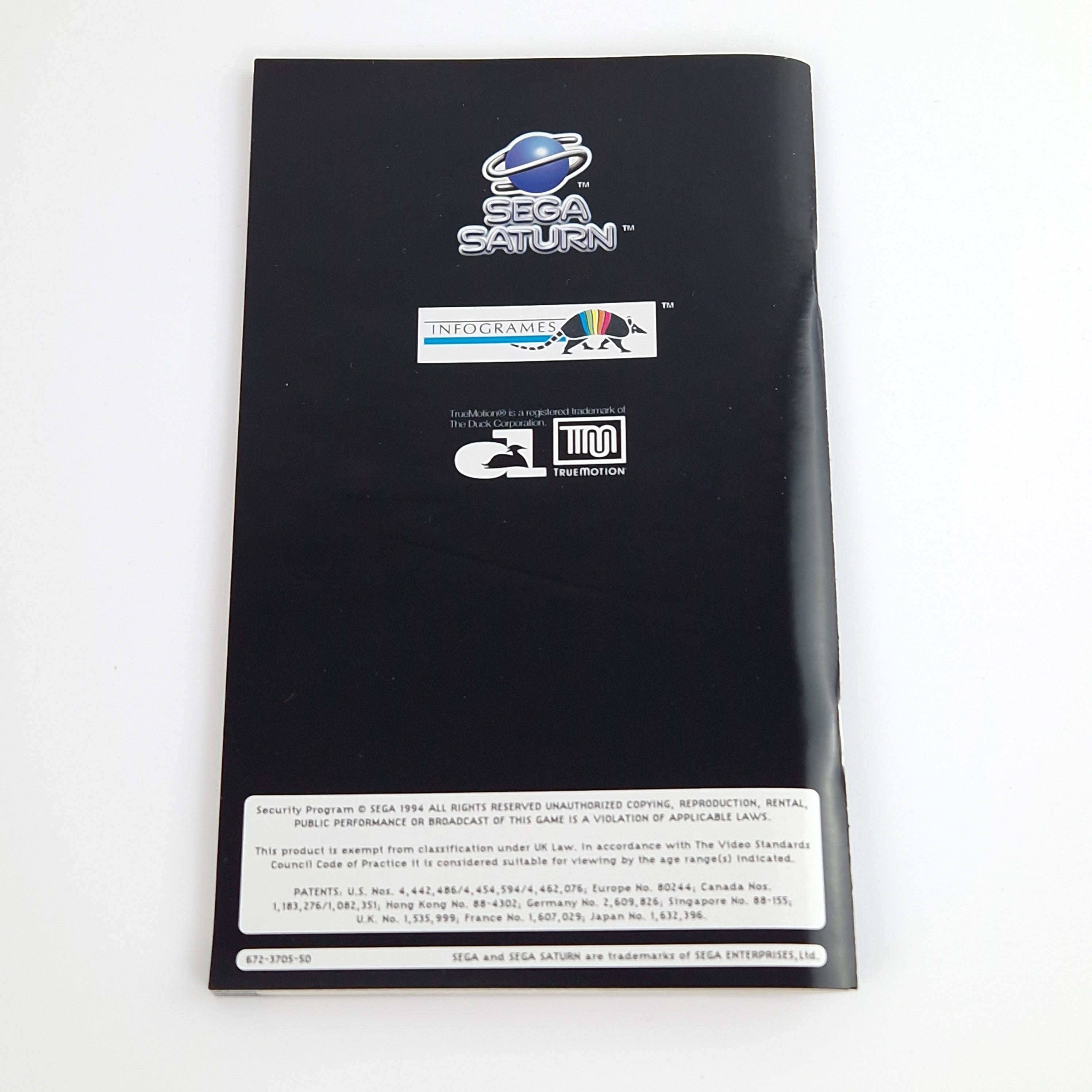 Sega Saturn Spiel – Chaos Control (PAL OVP Anleitung)