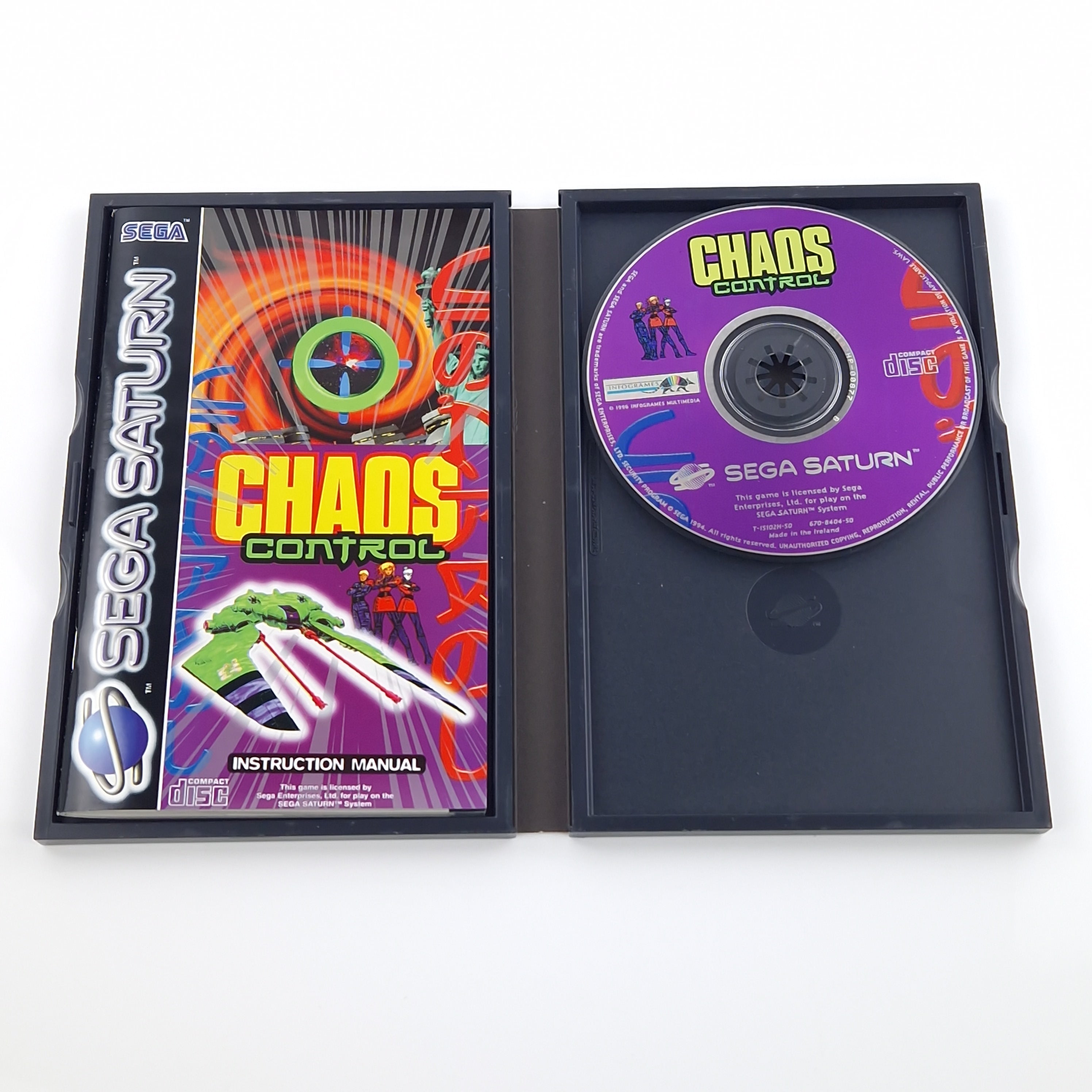 Sega Saturn Spiel – Chaos Control (OVP PAL)