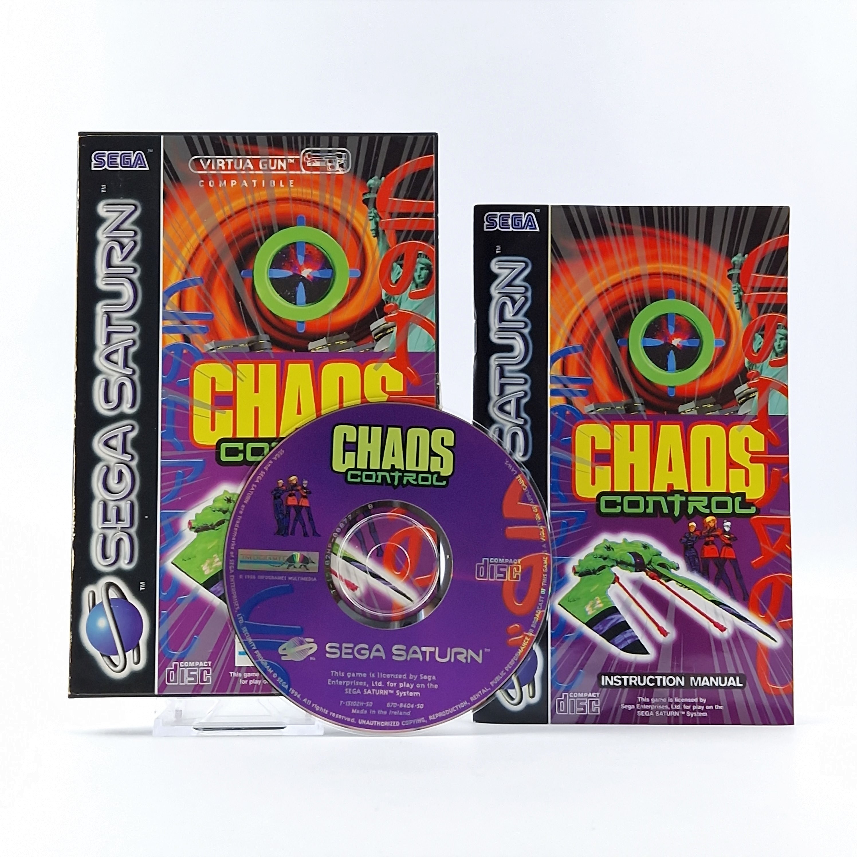 Sega Saturn Spiel – Chaos Control OVP PAL