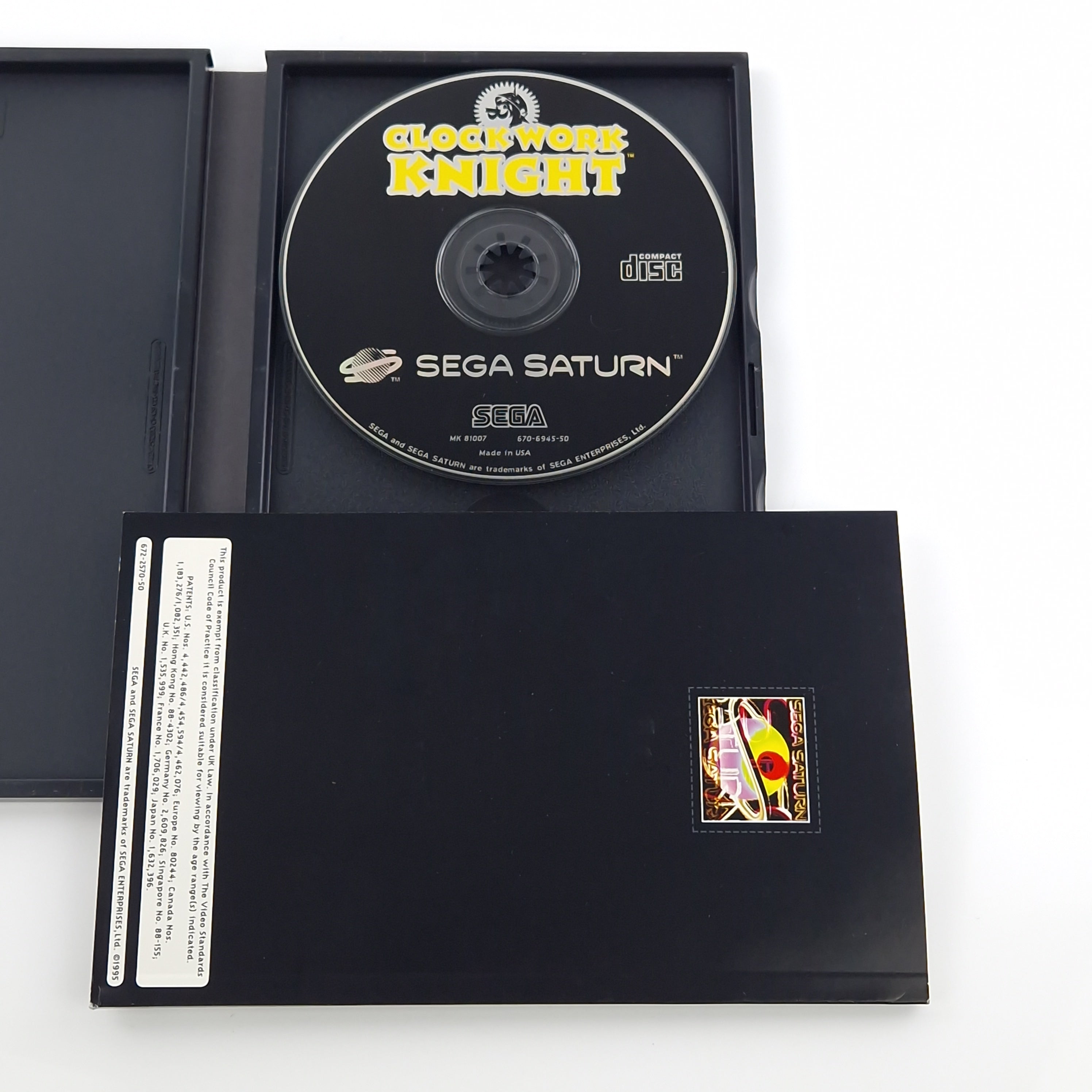 Sega Saturn Spiel – Clockwork Knight (OVP PAL)