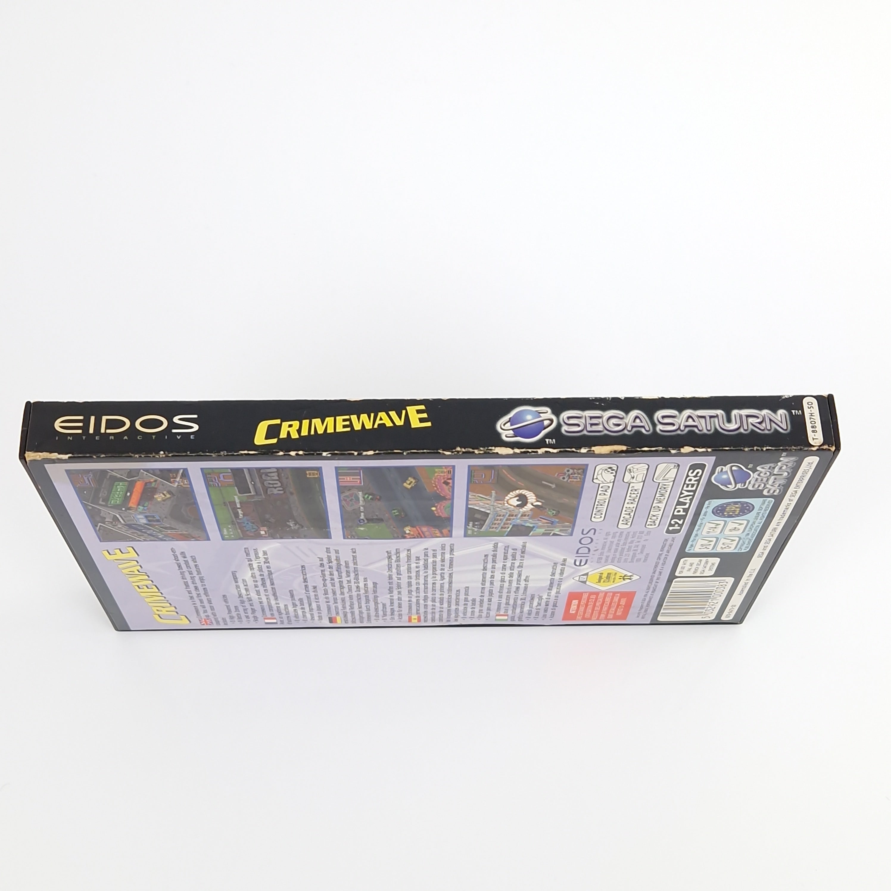 Sega Saturn Spiel – Crimewave mit OVP PAL Eidos