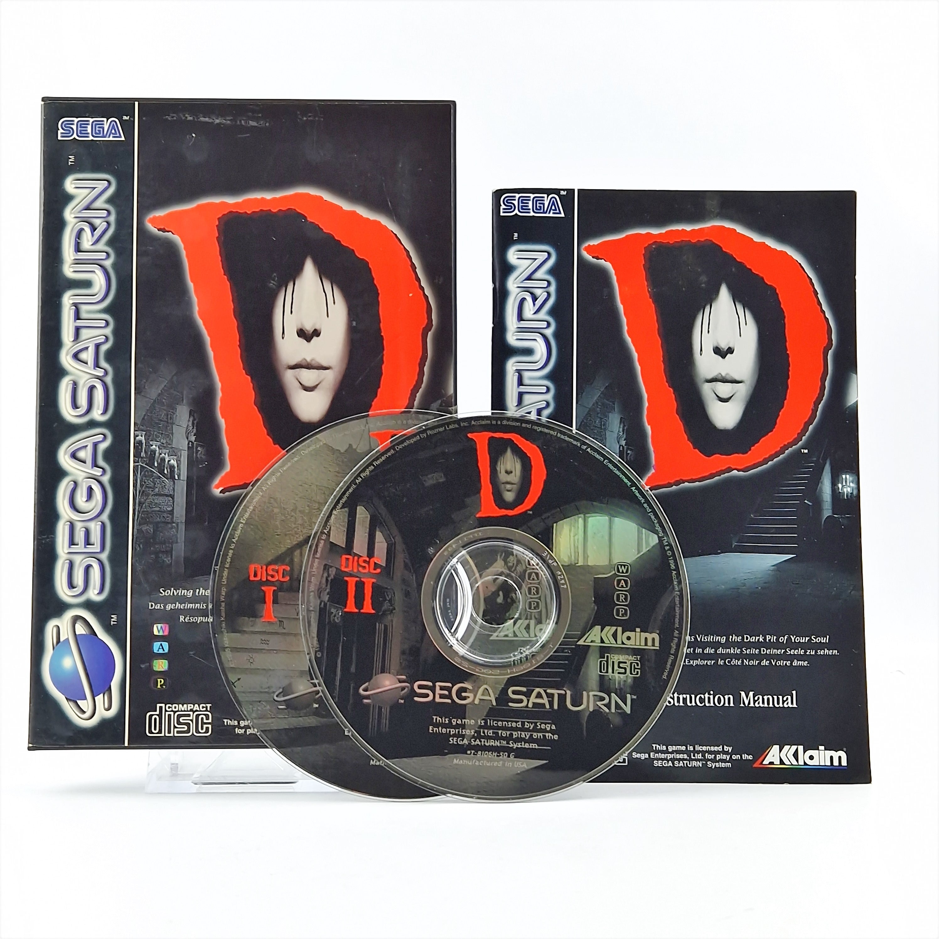 Sega Saturn Spiel – D CD Anleitung OVP PAL