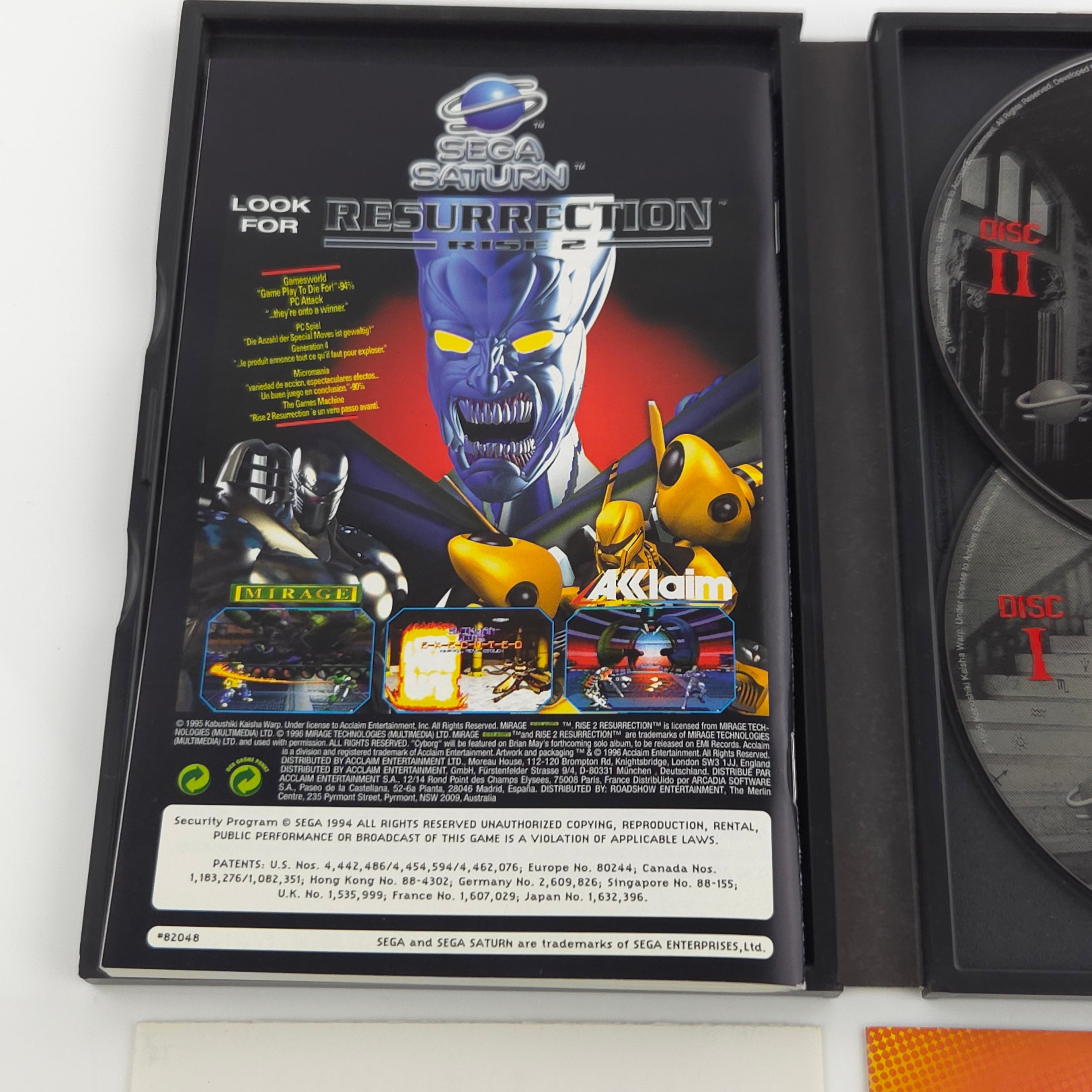 Sega Saturn Spiel – D Acclaim Horror PAL OVP