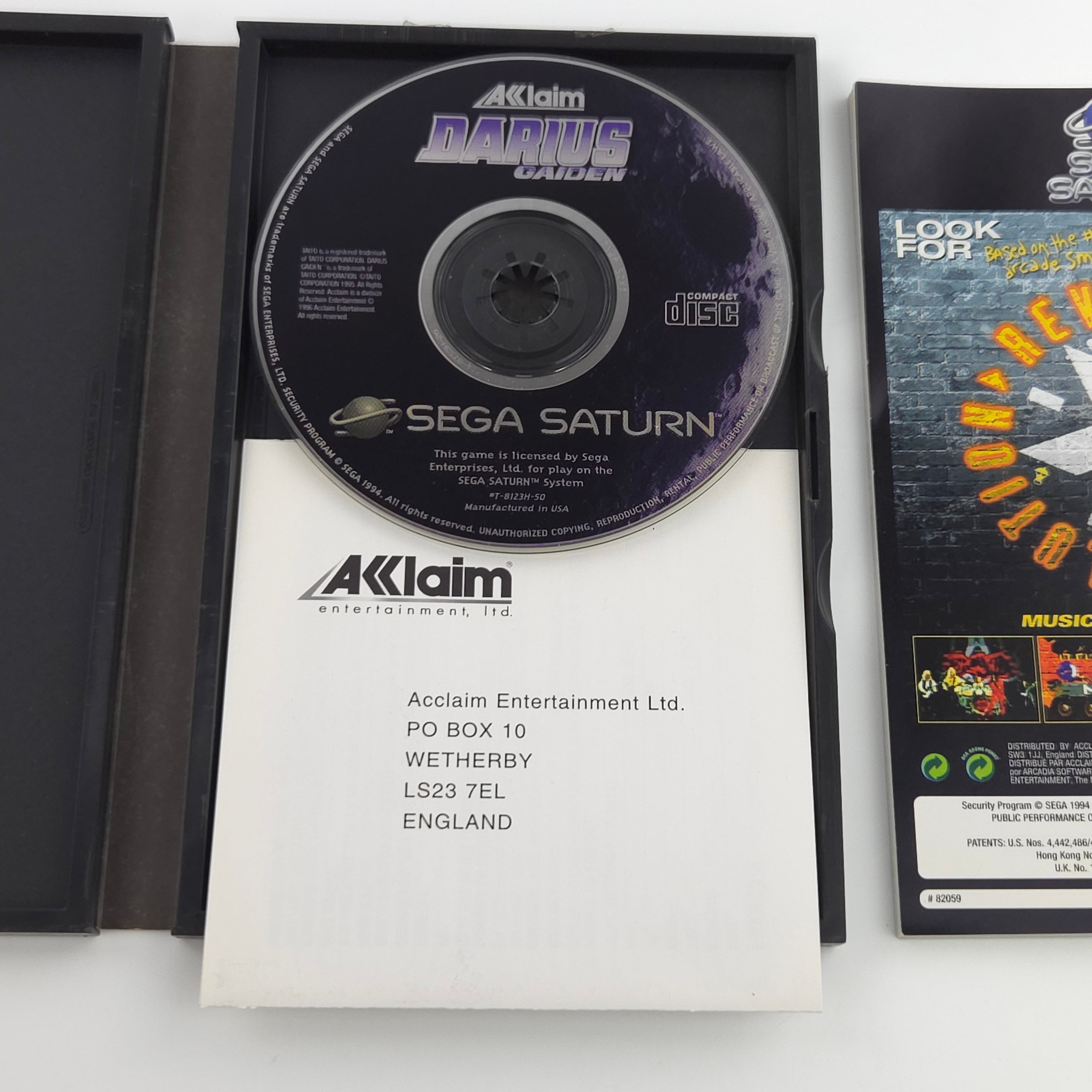 Sega Saturn Spiel – Darius Gaiden OVP PAL