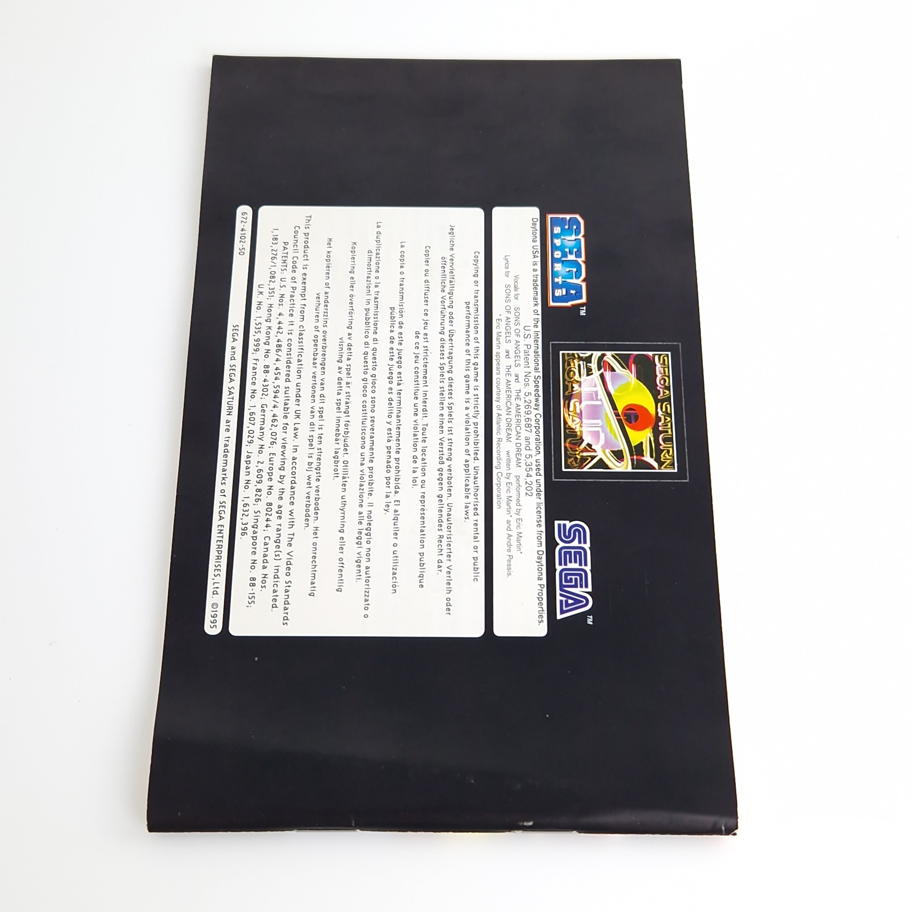 Sega Saturn Spiel – Daytona USA Championship Circuit PAL