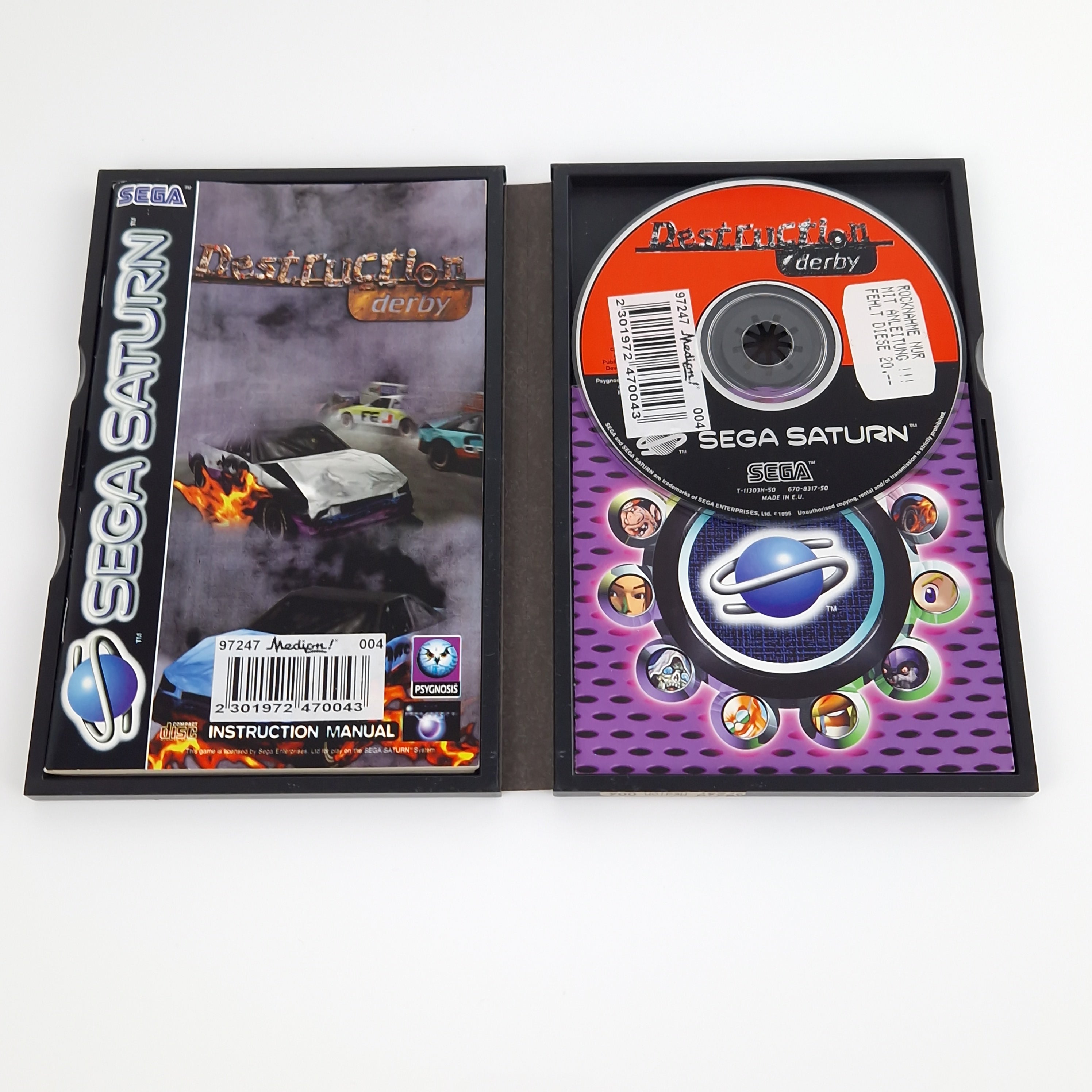 Sega Saturn Spiel – Destruction Derby (PAL OVP)