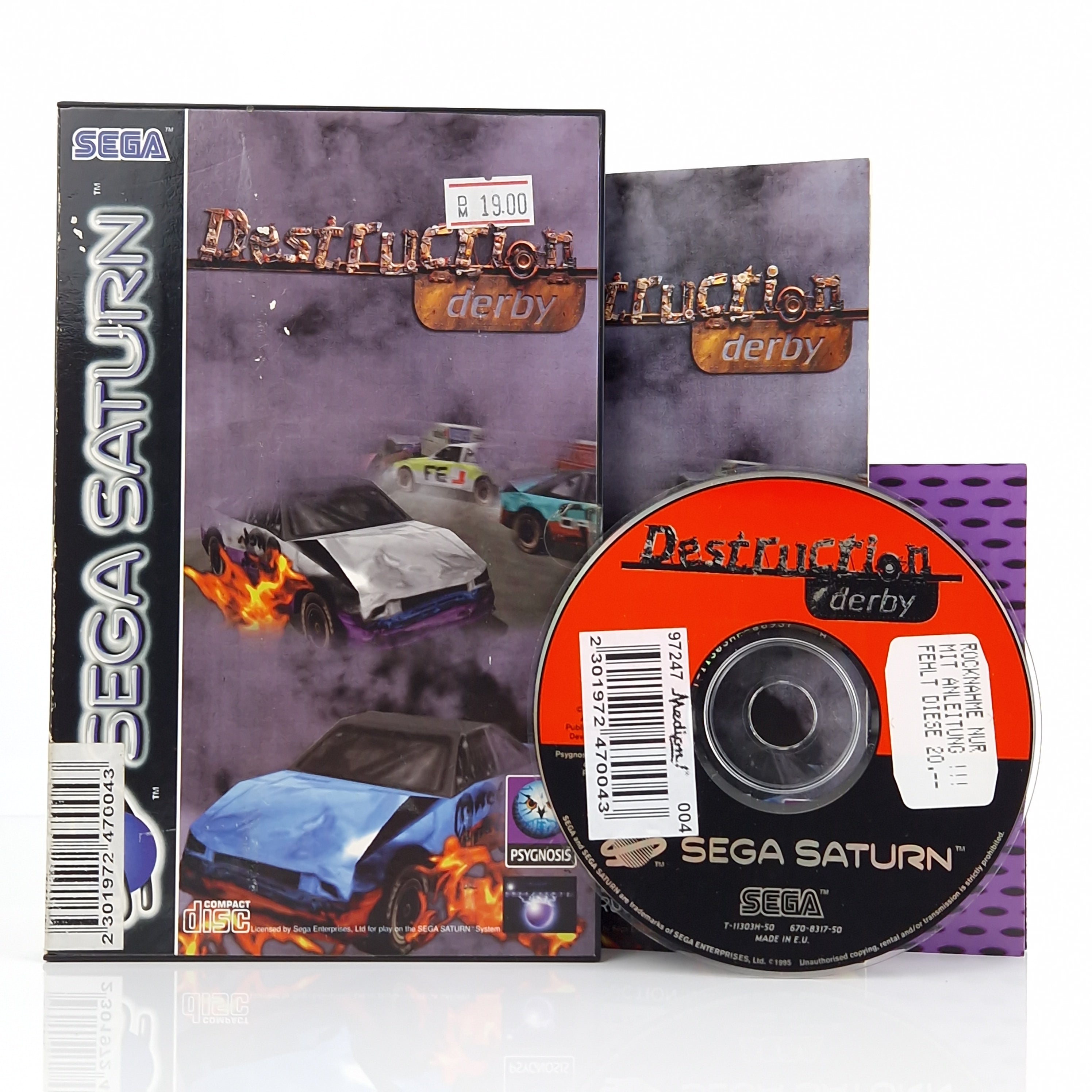 Sega Saturn Spiel – Destruction Derby (PAL OVP)