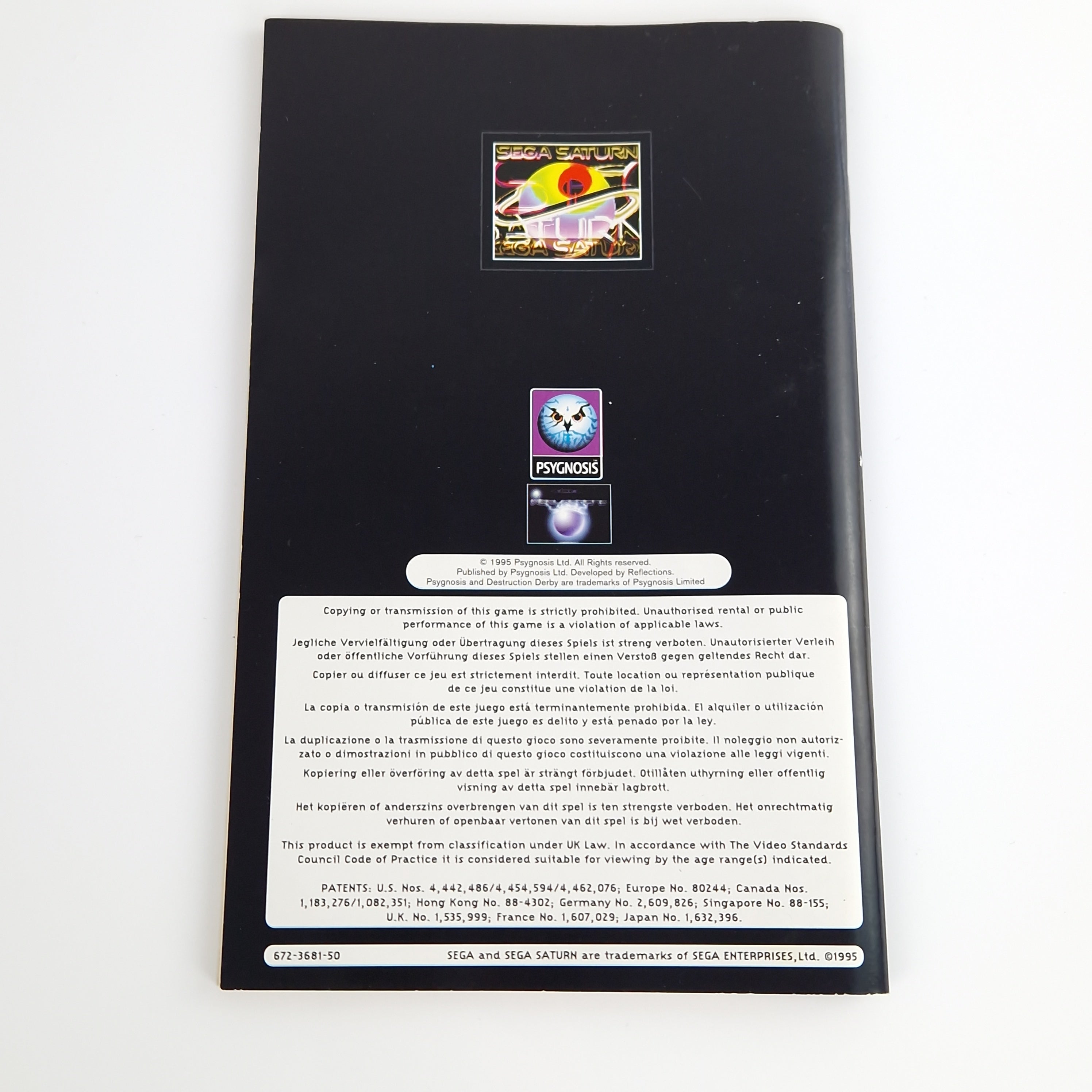 Sega Saturn Spiel – Destruction Derby (PAL OVP)