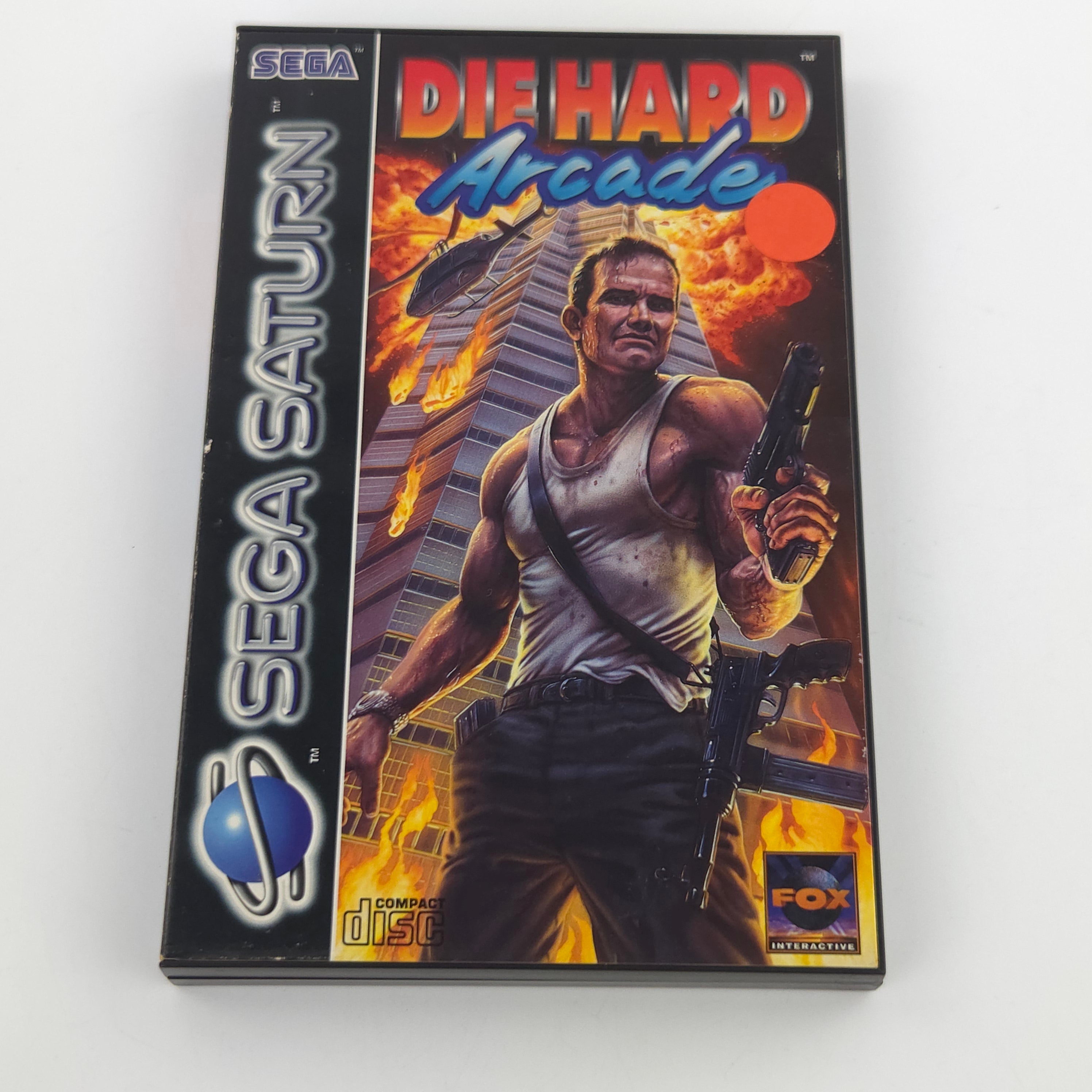 Sega Saturn Spiel Die Hard Arcade OVP PAL EUR USK18