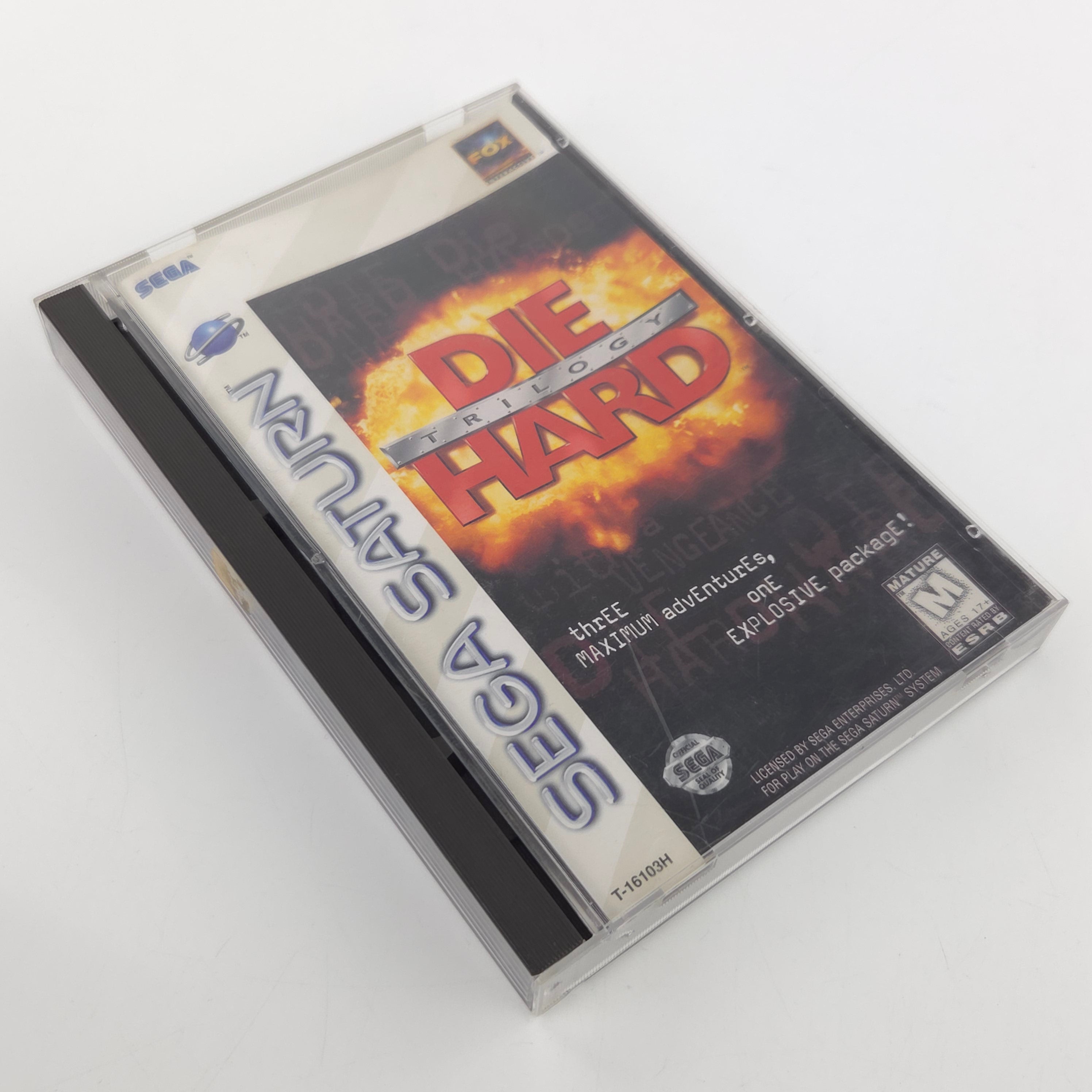 Sega Saturn Spiel Die Hard Trilogy NTSC-U USA OVP CIB