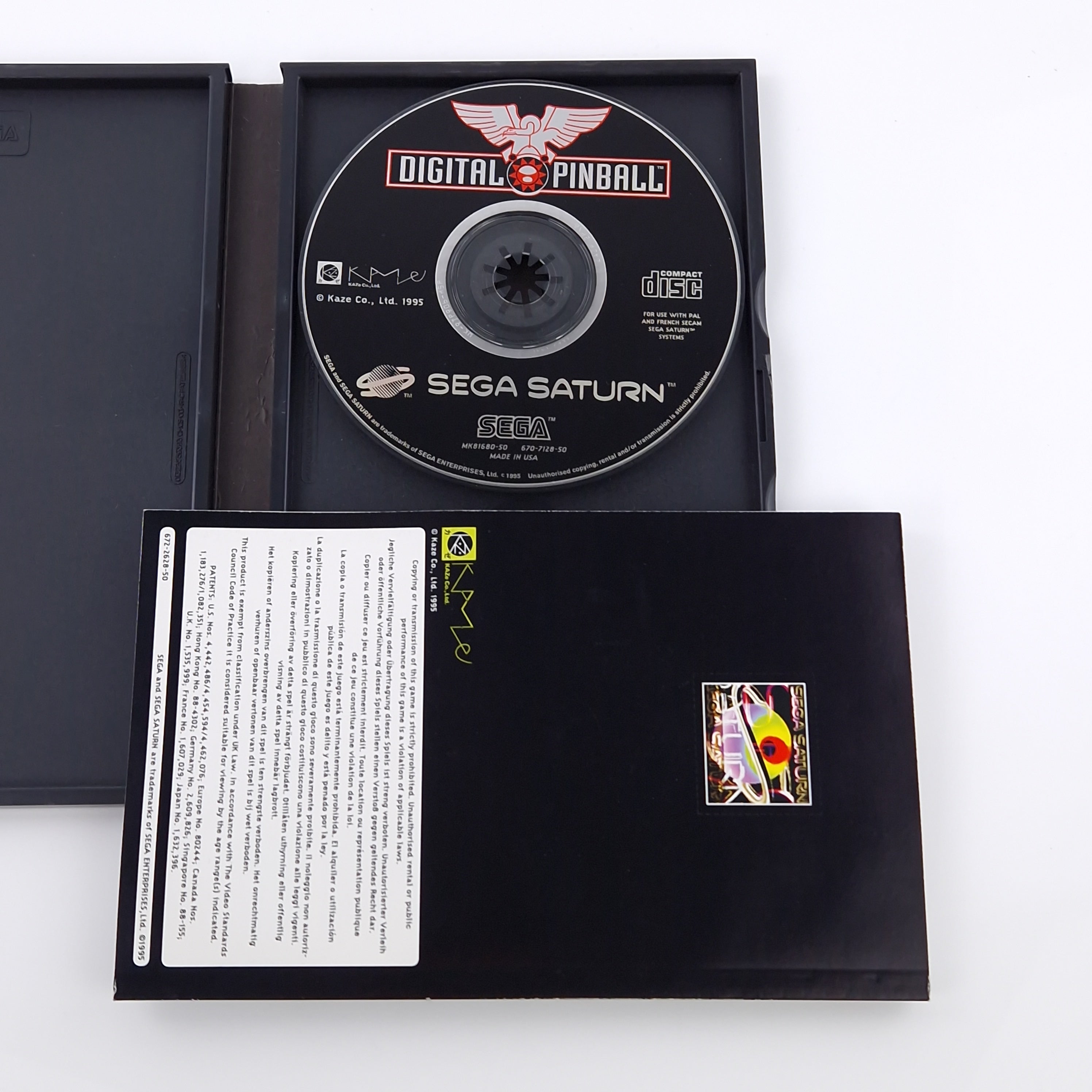 Sega Saturn Spiel – Digital Pinball OVP PAL