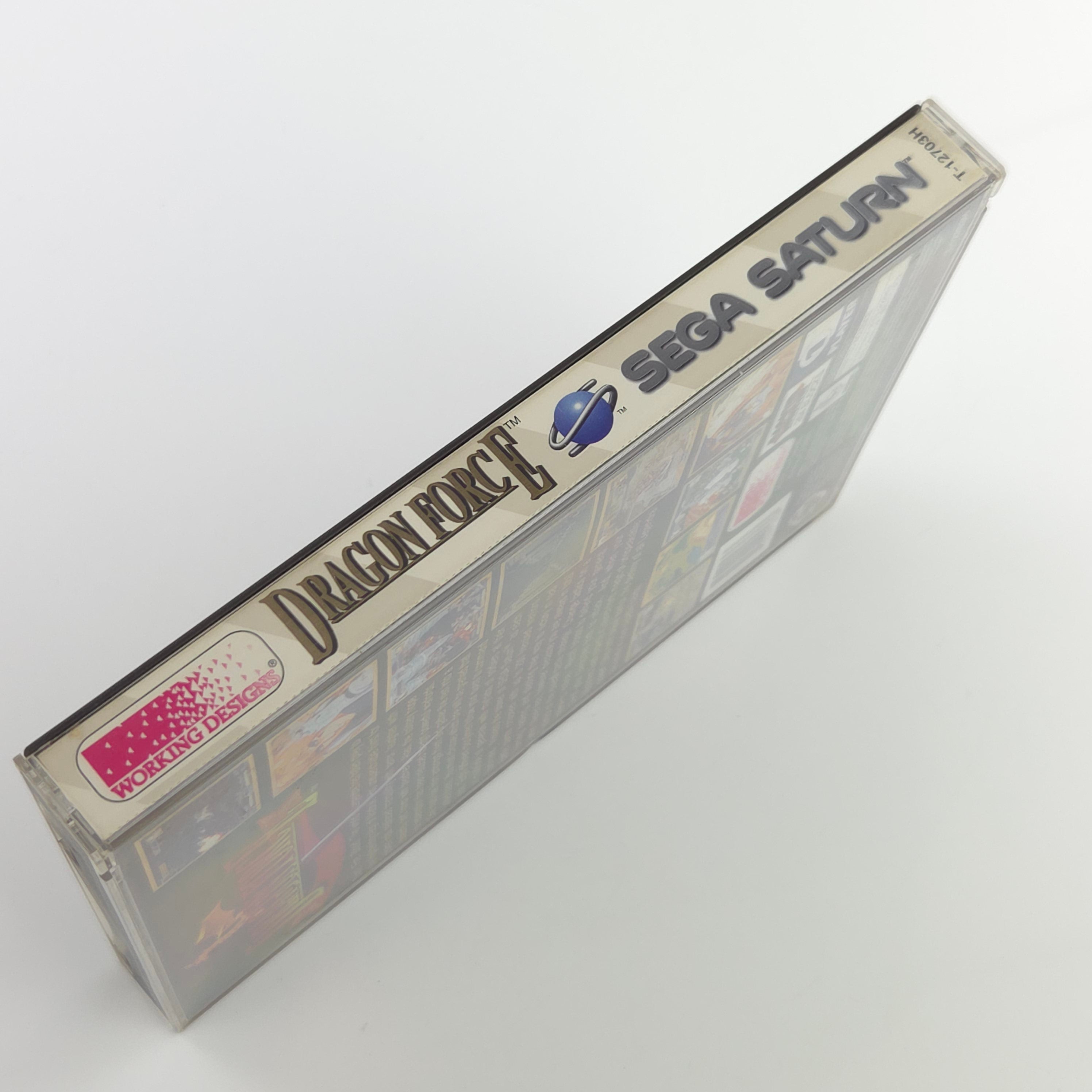 Sega Saturn Spiel – Dragon Force NTSC-USA OVP Anleitung