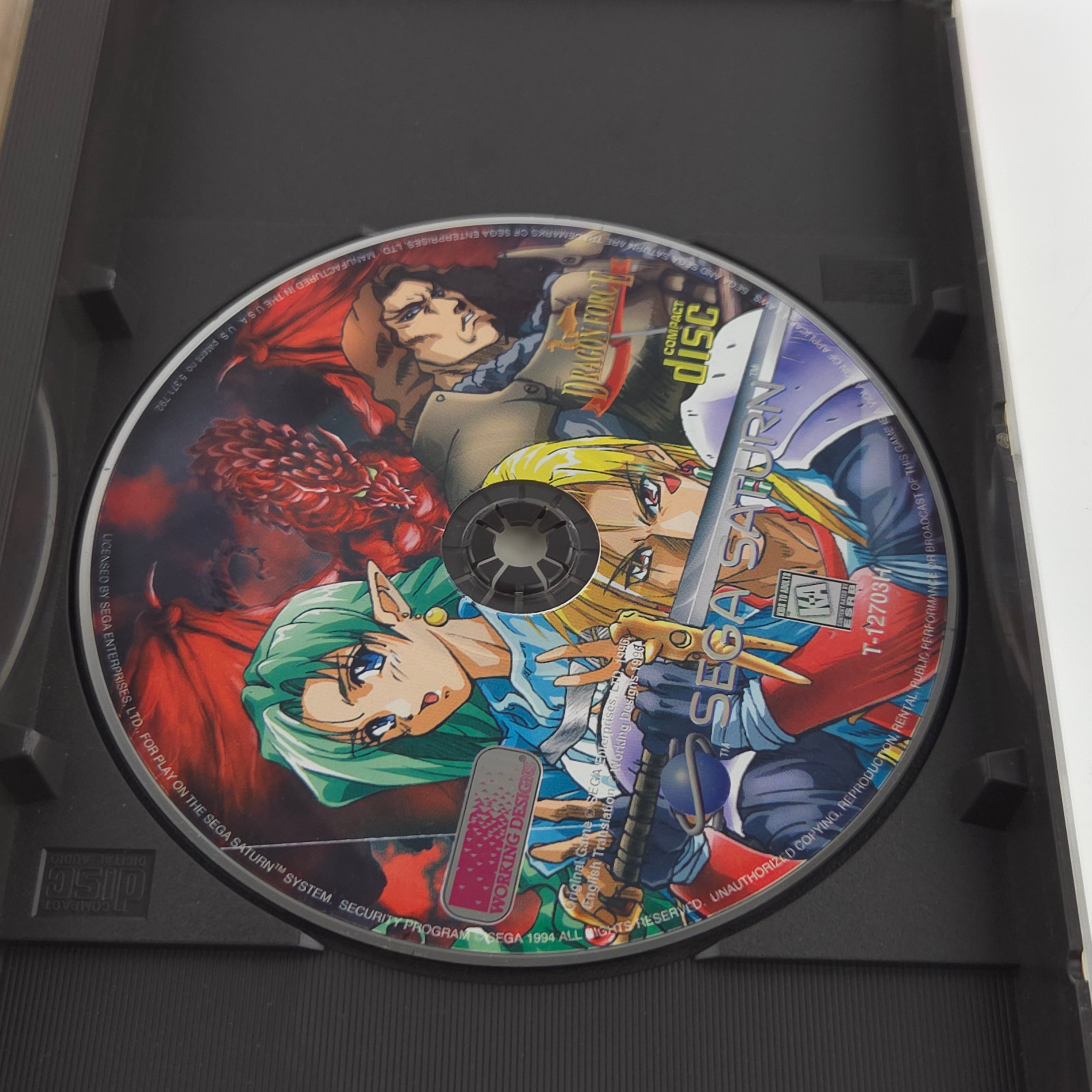 Sega Saturn Spiel – Dragon Force NTSC-USA OVP Anleitung