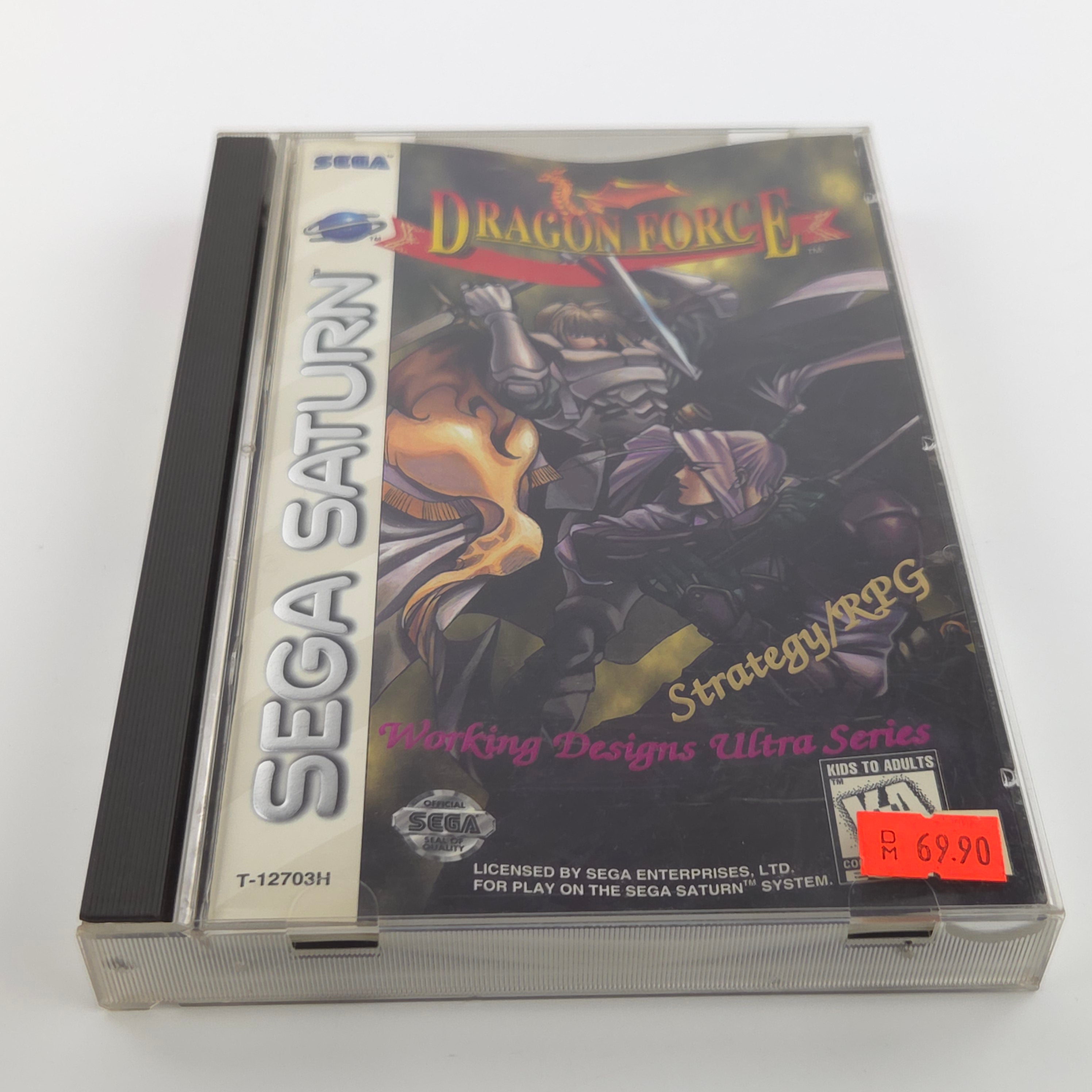 Sega Saturn Spiel – Dragon Force NTSC-USA OVP Anleitung