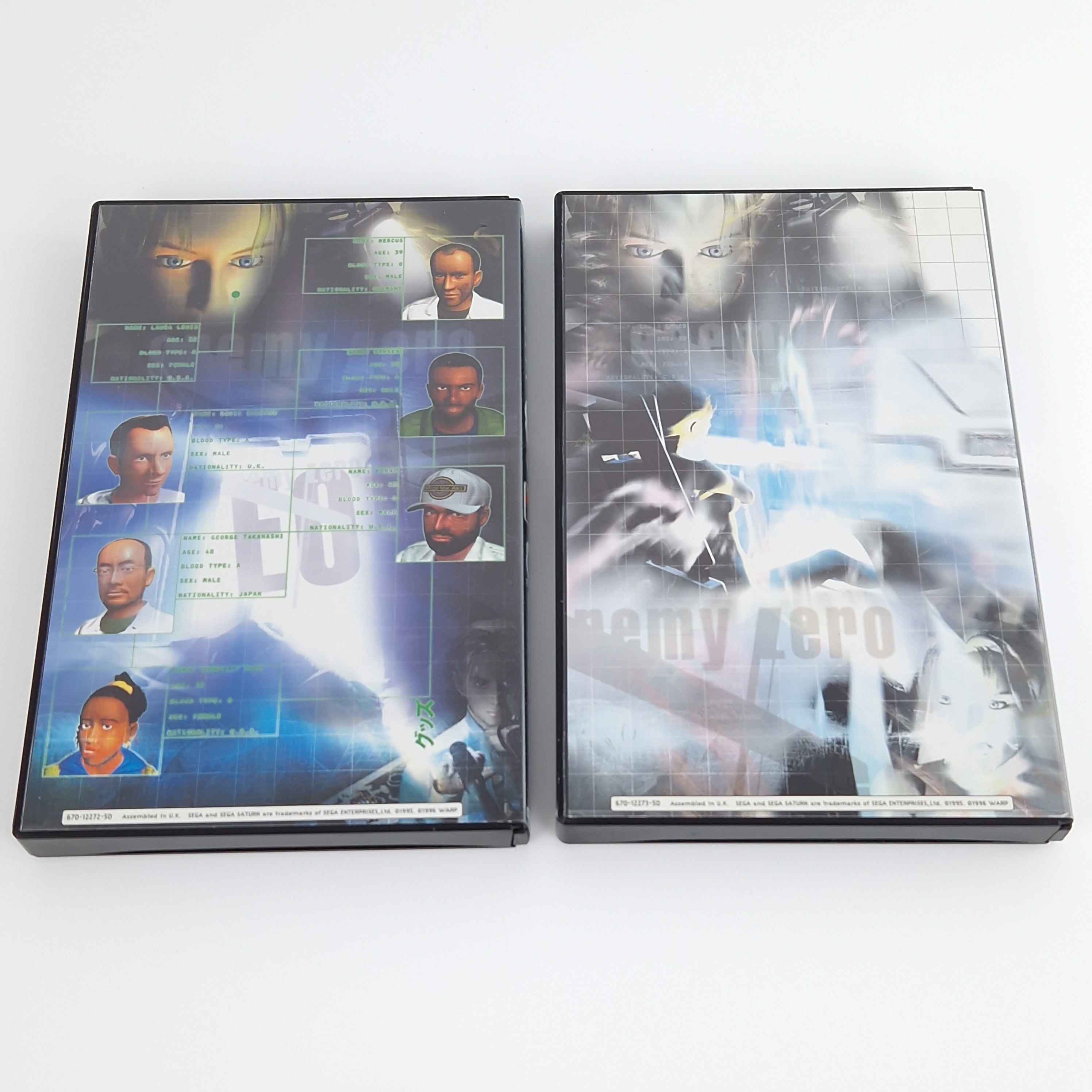 Sega Saturn Spiel – Enemy Zero OVP PAL CD Anleitung