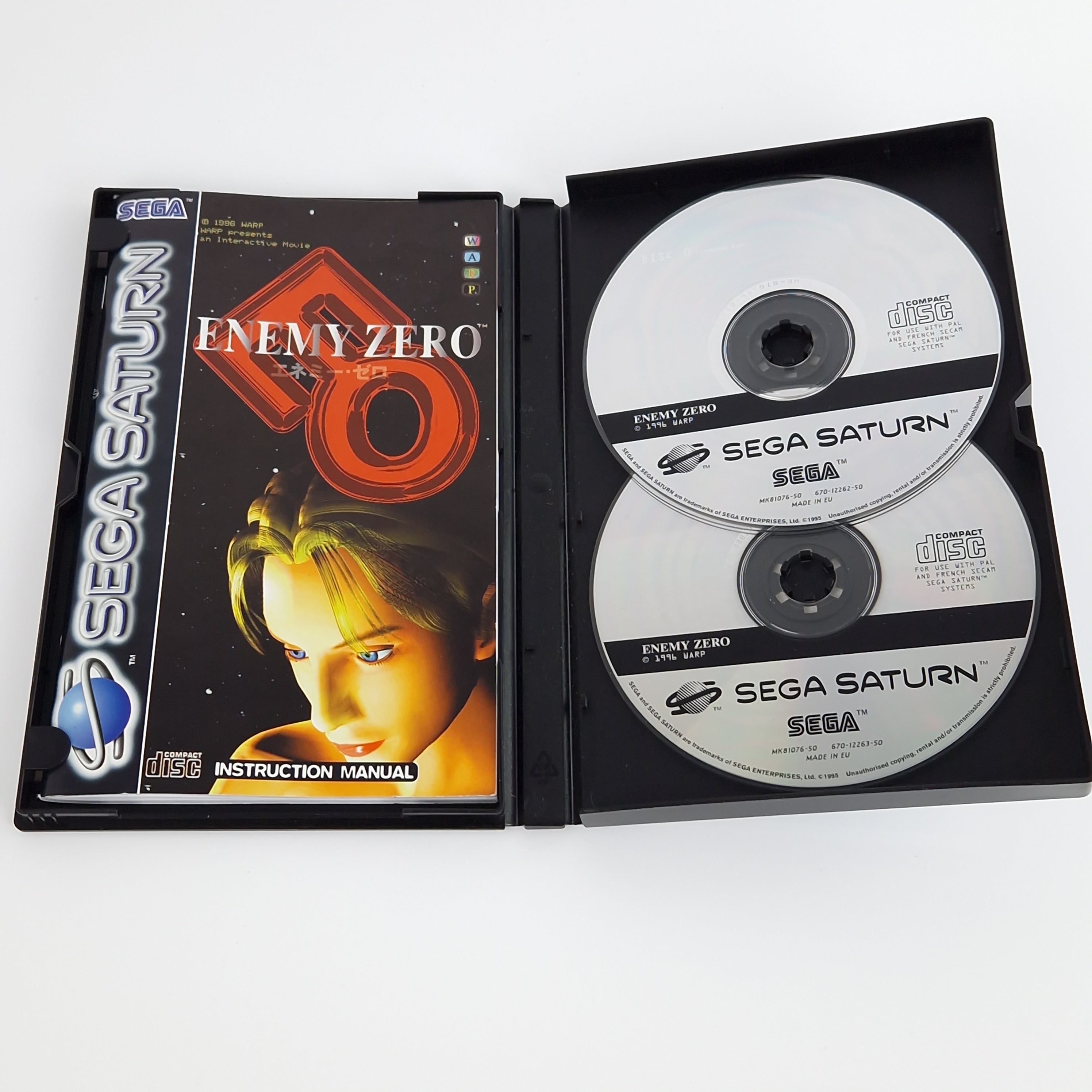 Sega Saturn Spiel – Enemy Zero OVP PAL CD Anleitung