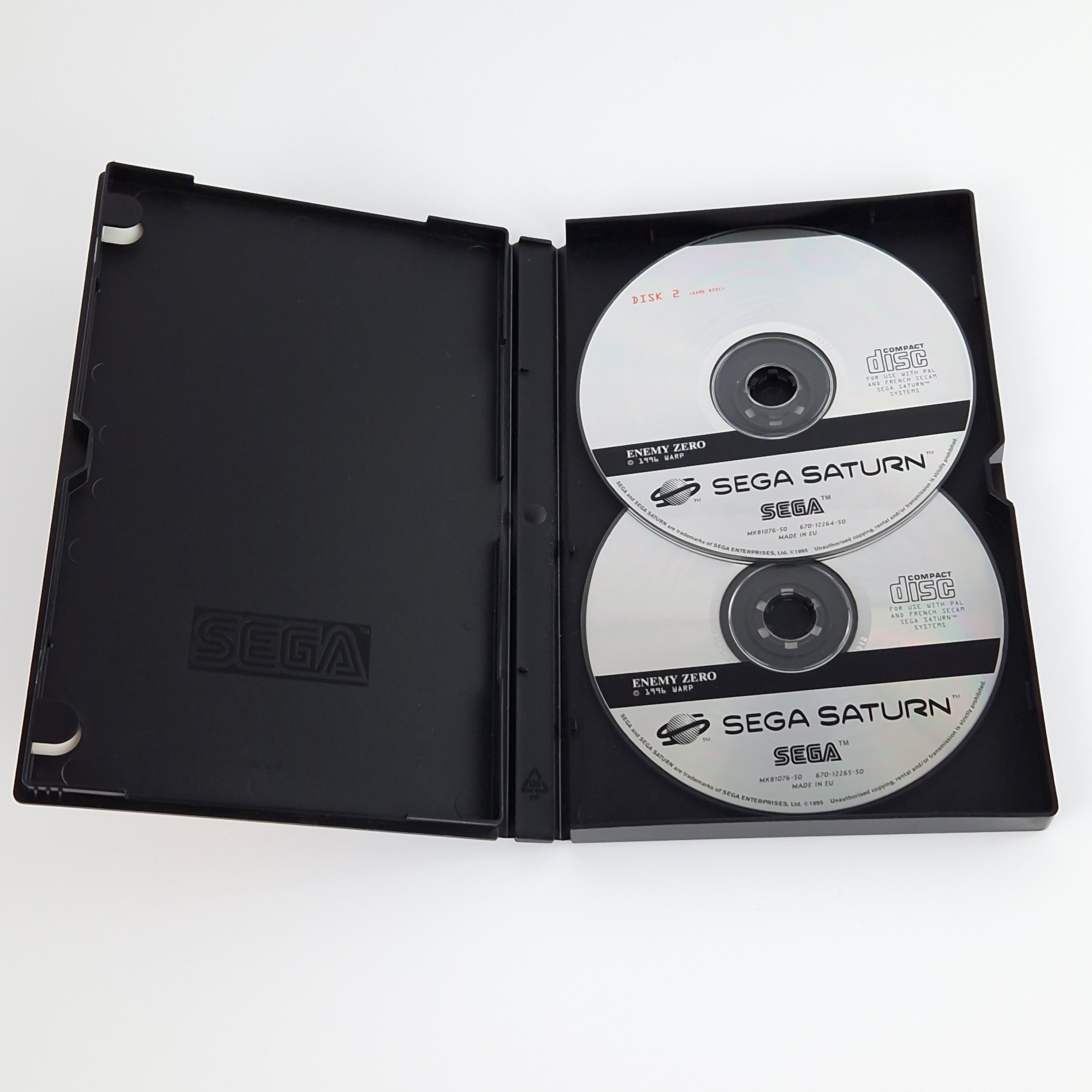 Sega Saturn Spiel – Enemy Zero OVP PAL CD Anleitung