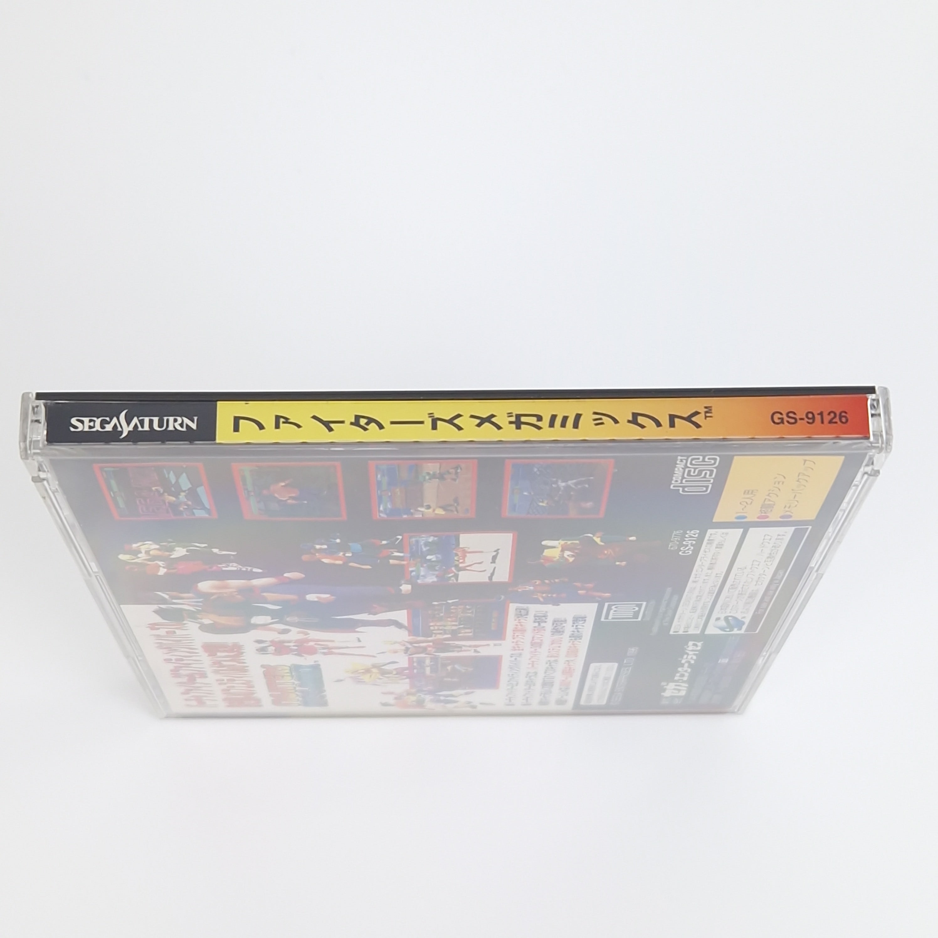 Sega Saturn Spiel – Fighters Megamix OVP NTSC-J Spine Card