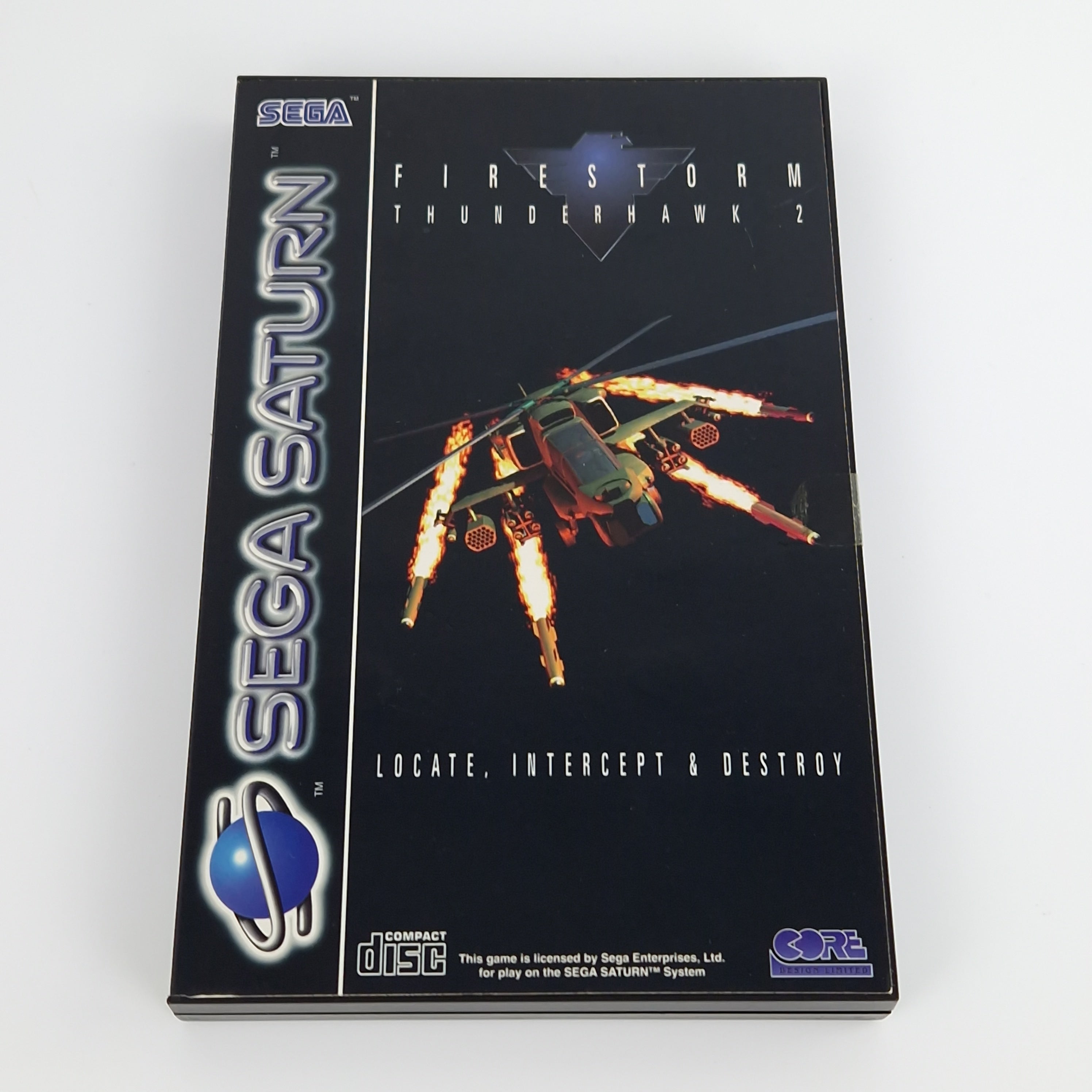 Sega Saturn Spiel – Firestorm Thunderhawk 2 OVP PAL
