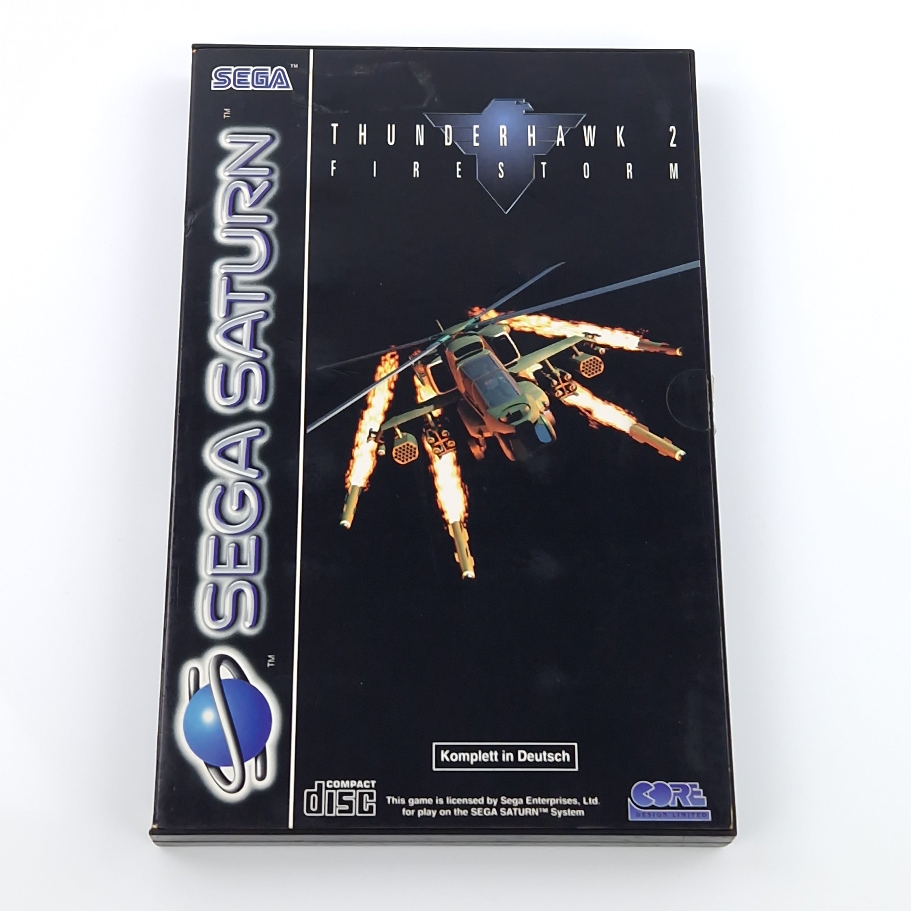 Sega Saturn Spiel – Firestorm Thunderhawk 2 OVP PAL