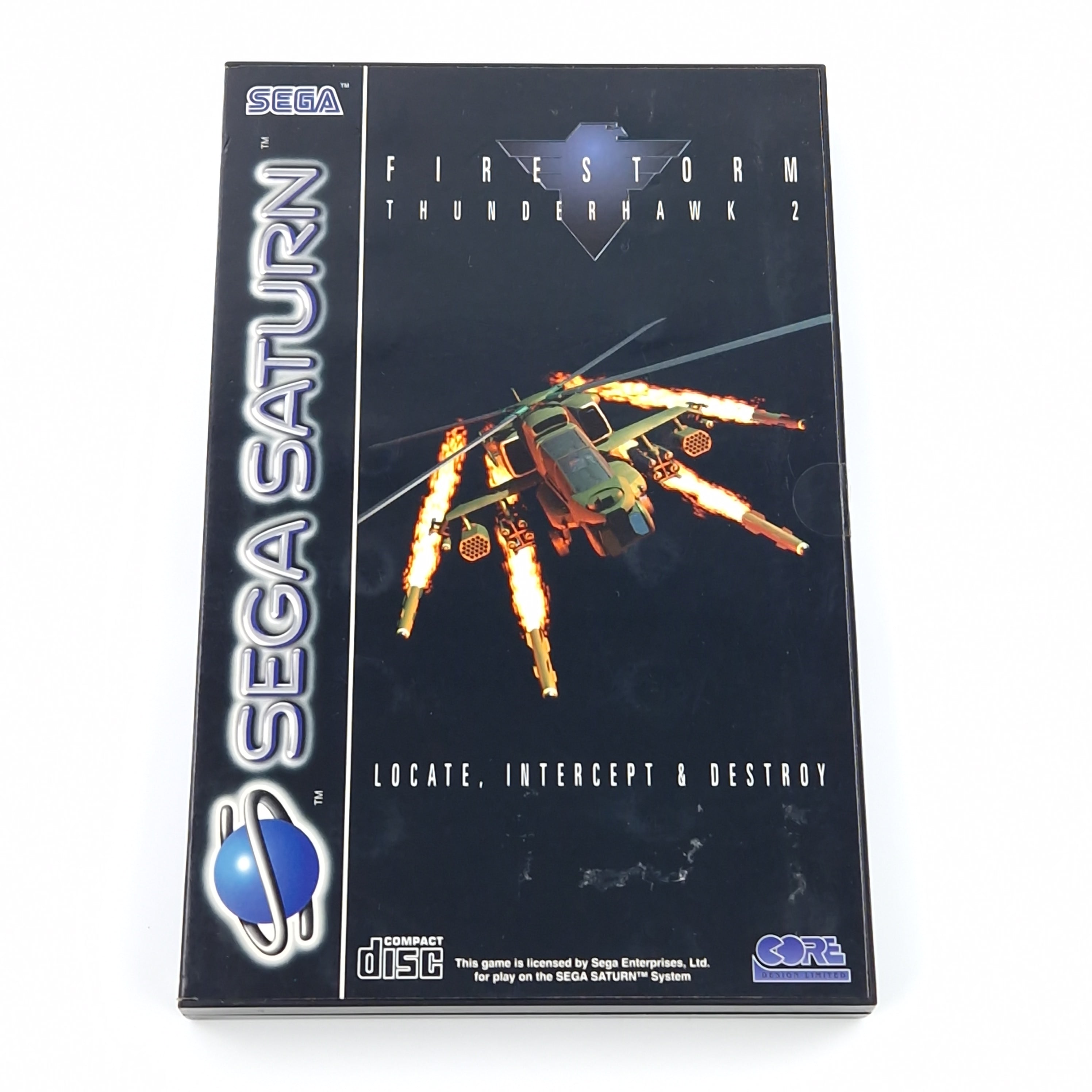 Sega Saturn Spiel – Firestorm Thunderhawk 2 OVP PAL
