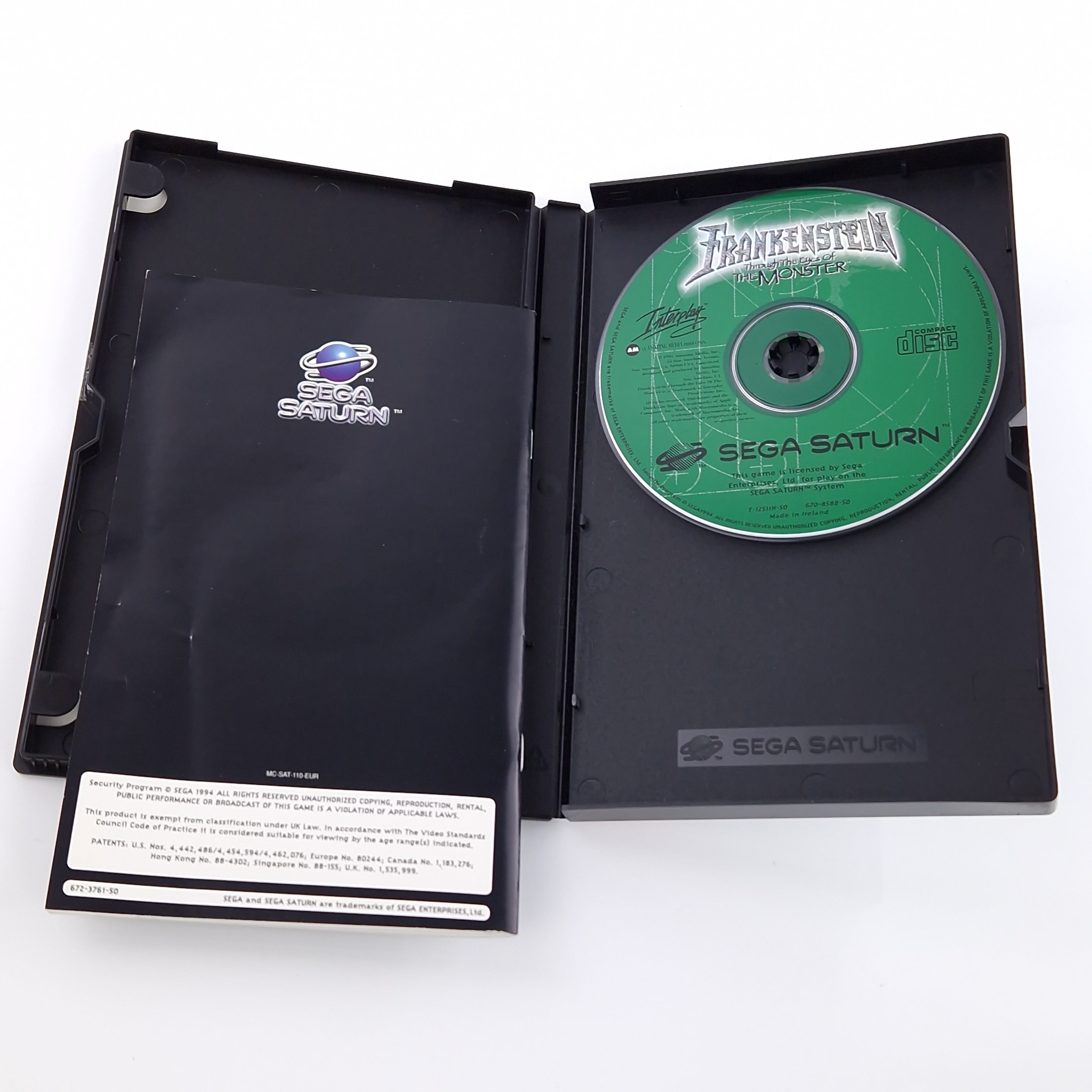 Sega Saturn Spiel – Frankenstein Through the Eyes OVP