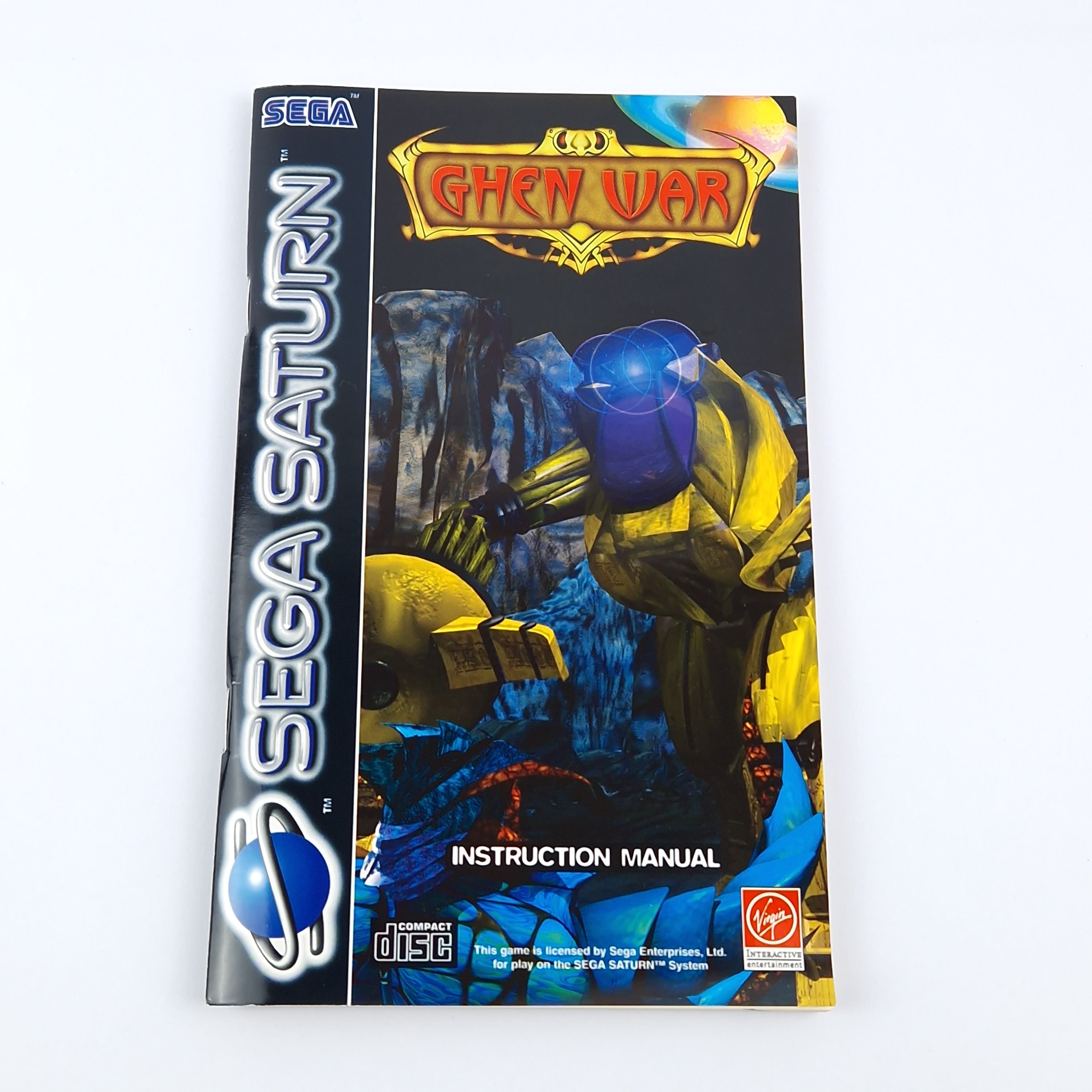 Sega Saturn Spiel – Ghen War OVP Anleitung CD PAL