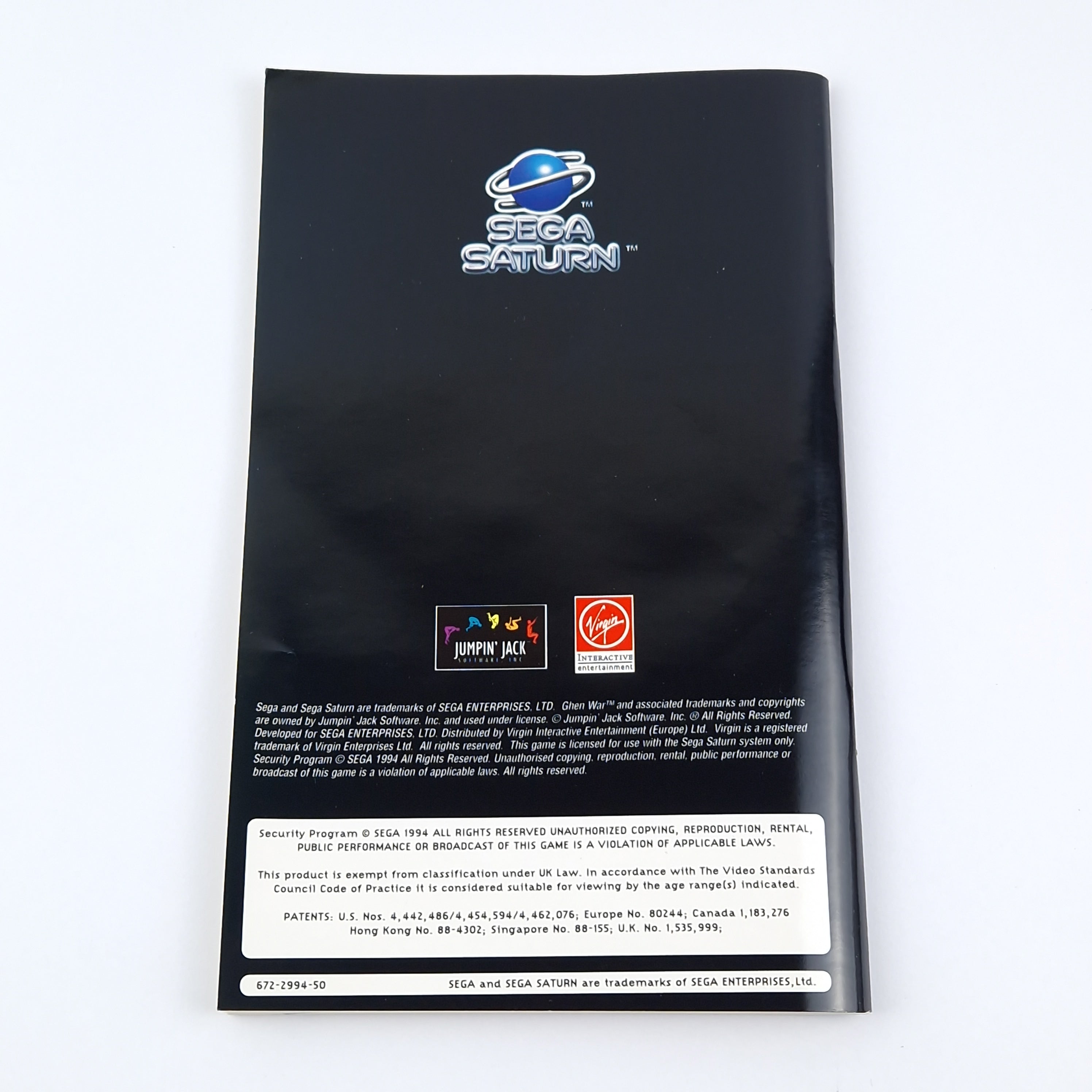 Sega Saturn Spiel – Ghen War OVP Anleitung CD PAL