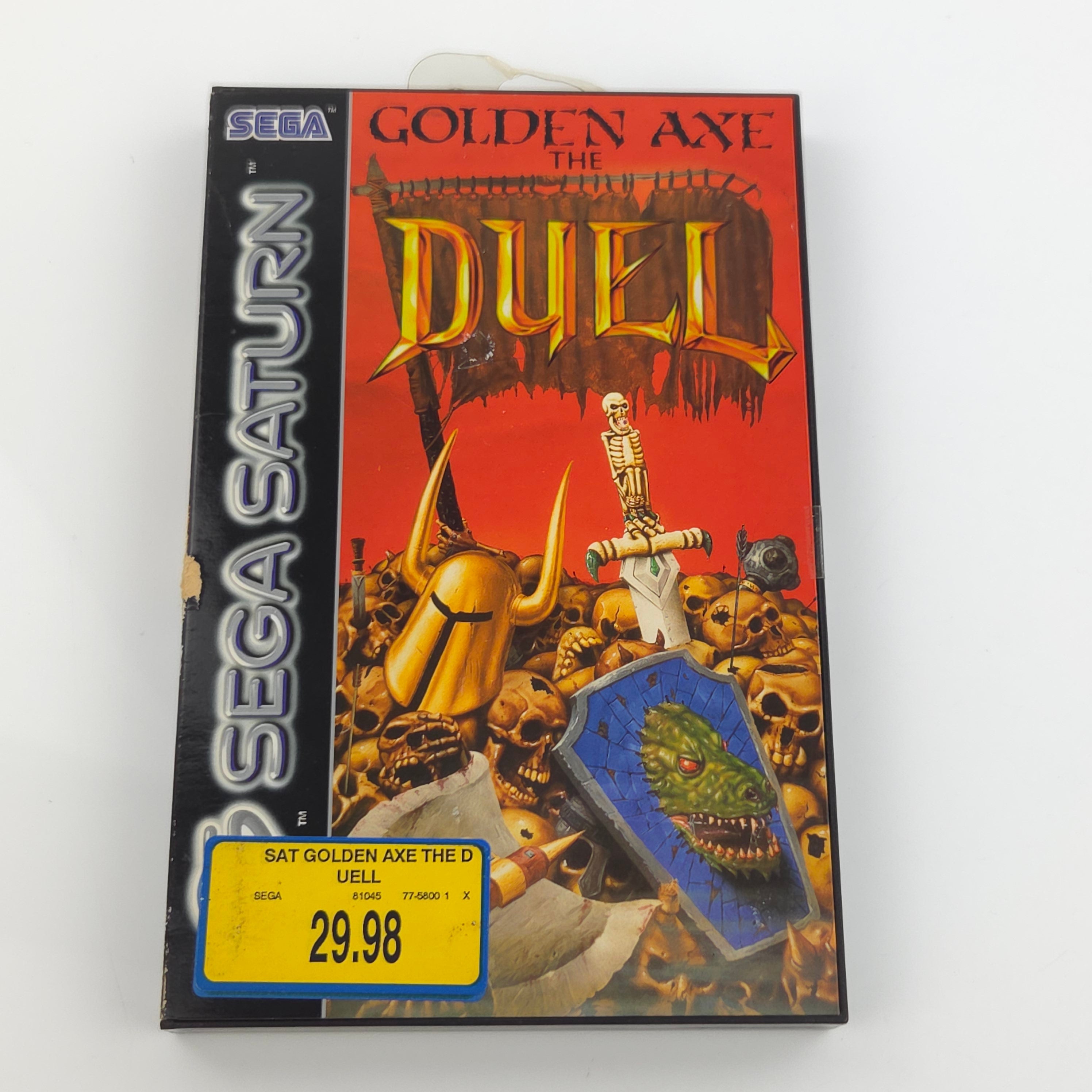 Sega Saturn Spiel – Golden Axe The Duel PAL OVP
