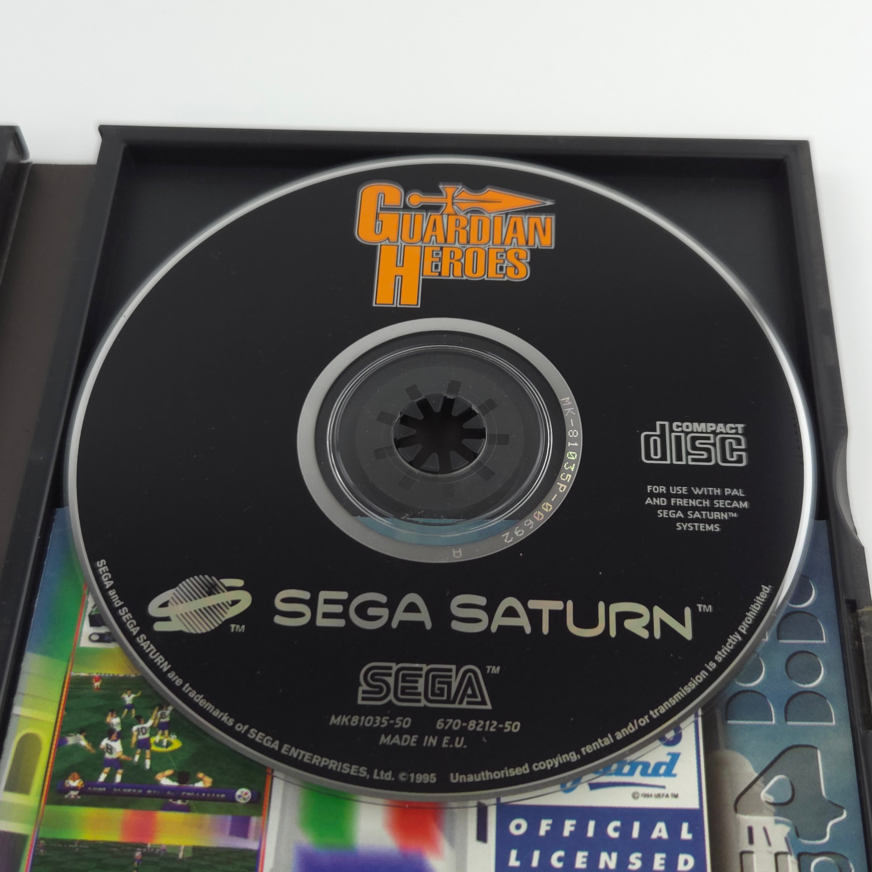 Sega Saturn Spiel – Guardian Heroes (OVP anleitung stark beschädigt)