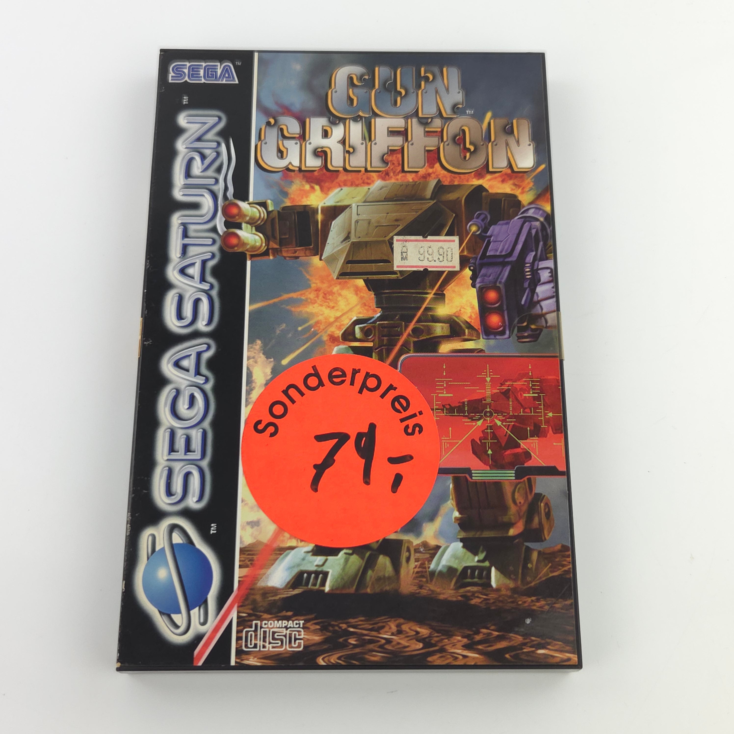 Sega Saturn Spiel – Gun Griffon OVP minimalen Gebrauchsspuren