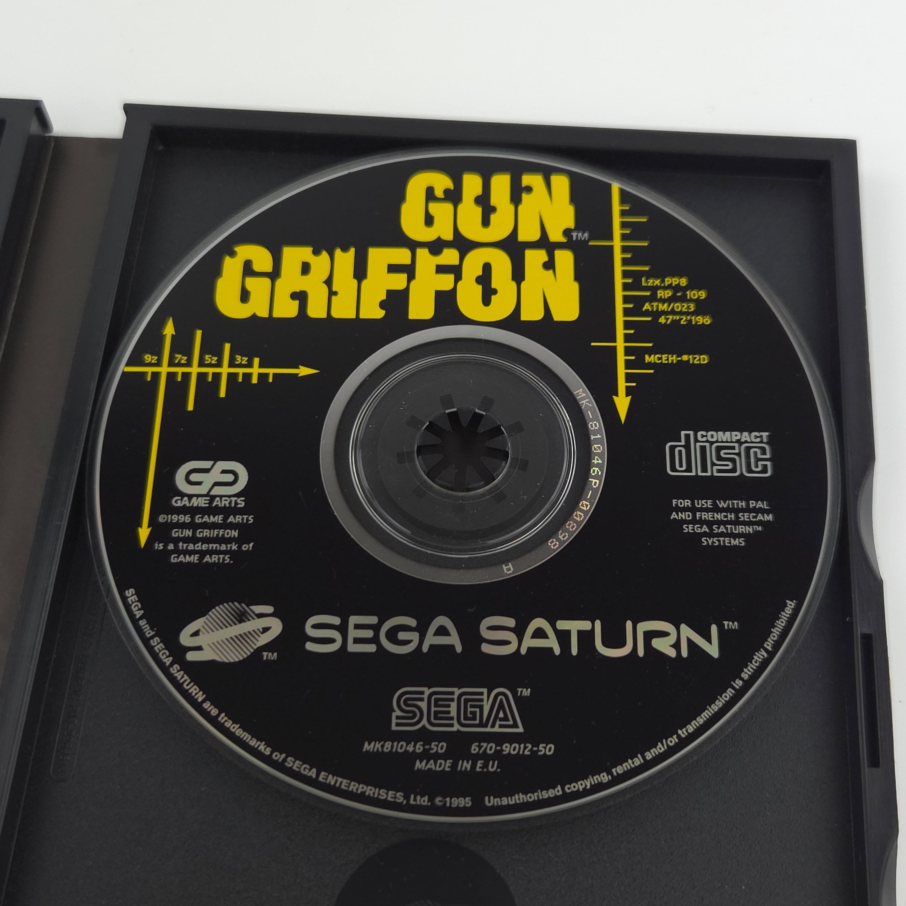 Sega Saturn Spiel – Gun Griffon OVP minimalen Gebrauchsspuren