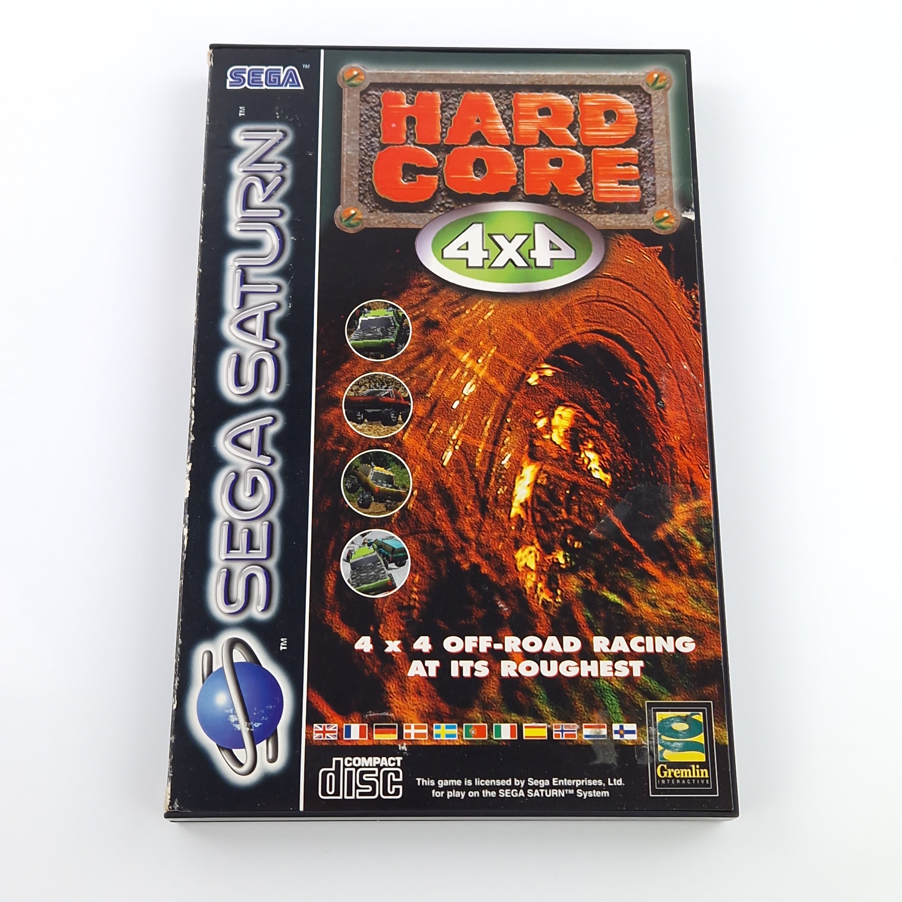 Sega Saturn Spiel – Hard Core 4x4 CD OVP PAL