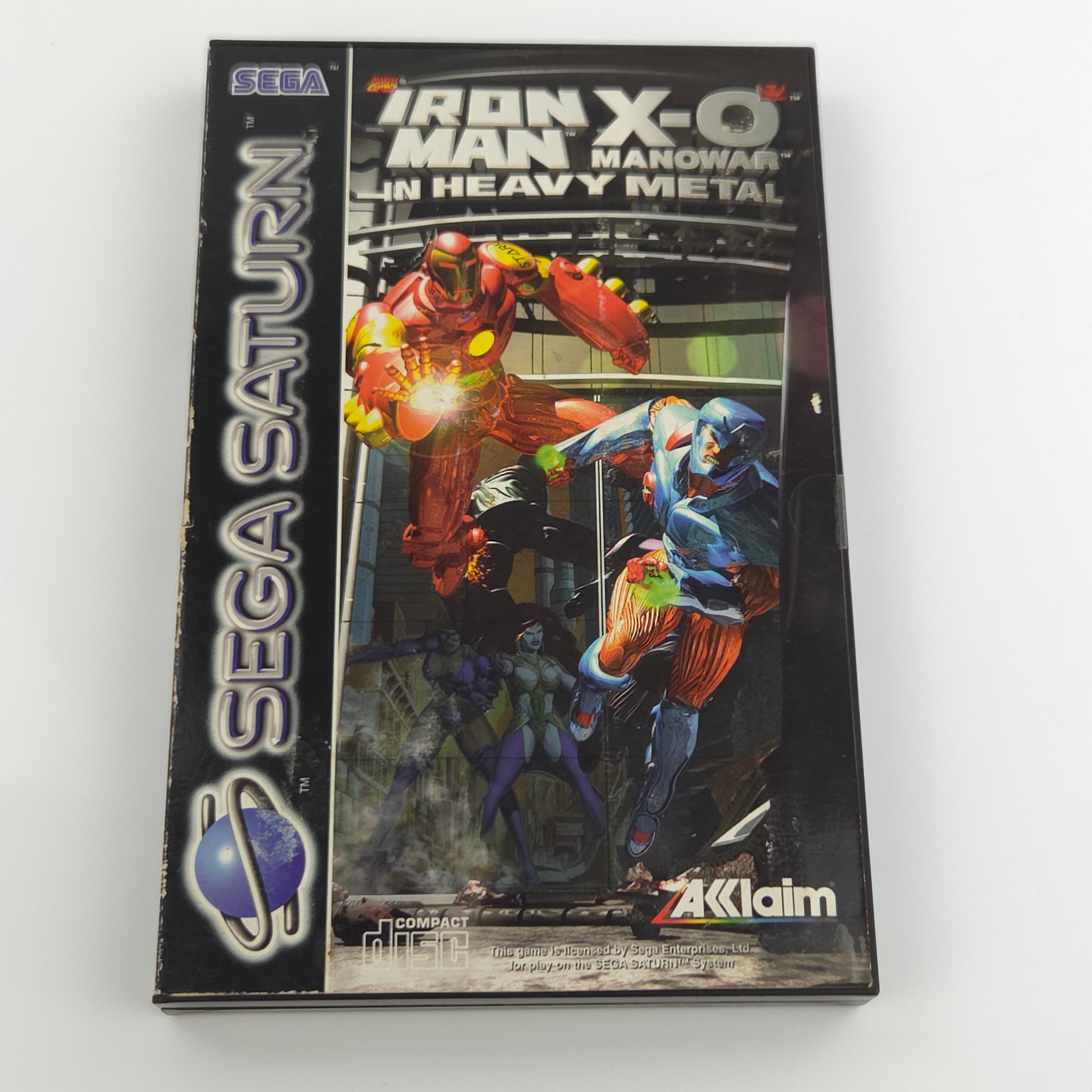 Sega Saturn Spiel – Iron Man X-0 Manowar Heavy Metal PAL OVP