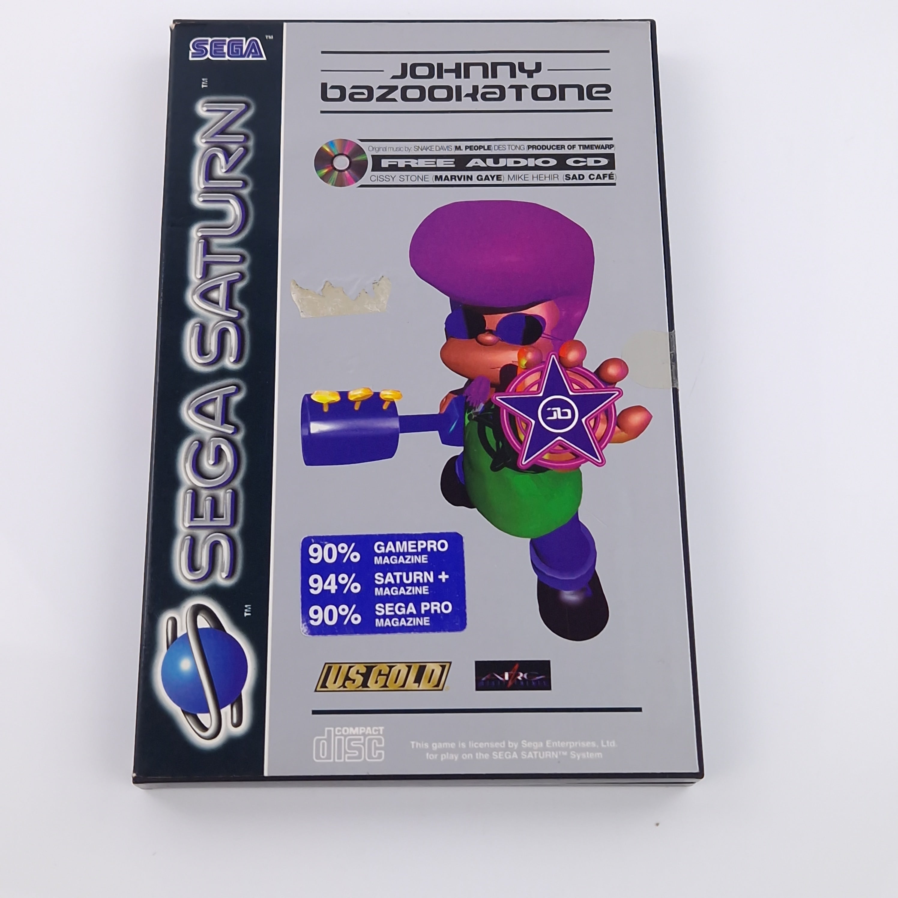 Sega Saturn Spiel – Johnny Bazookatone OVP PAL