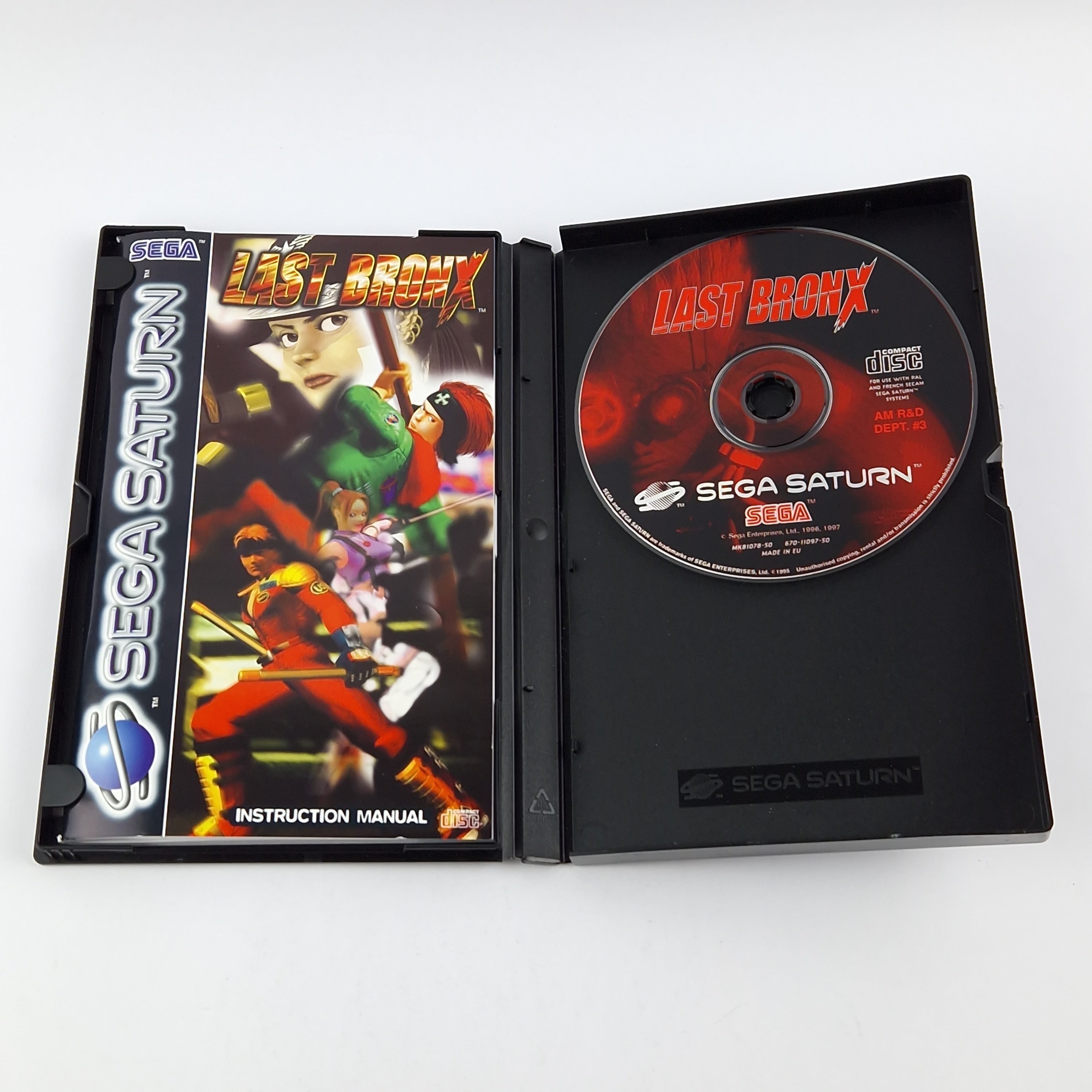 Sega Saturn Spiel – Last Bronx OVP CIB PAL Disk Game