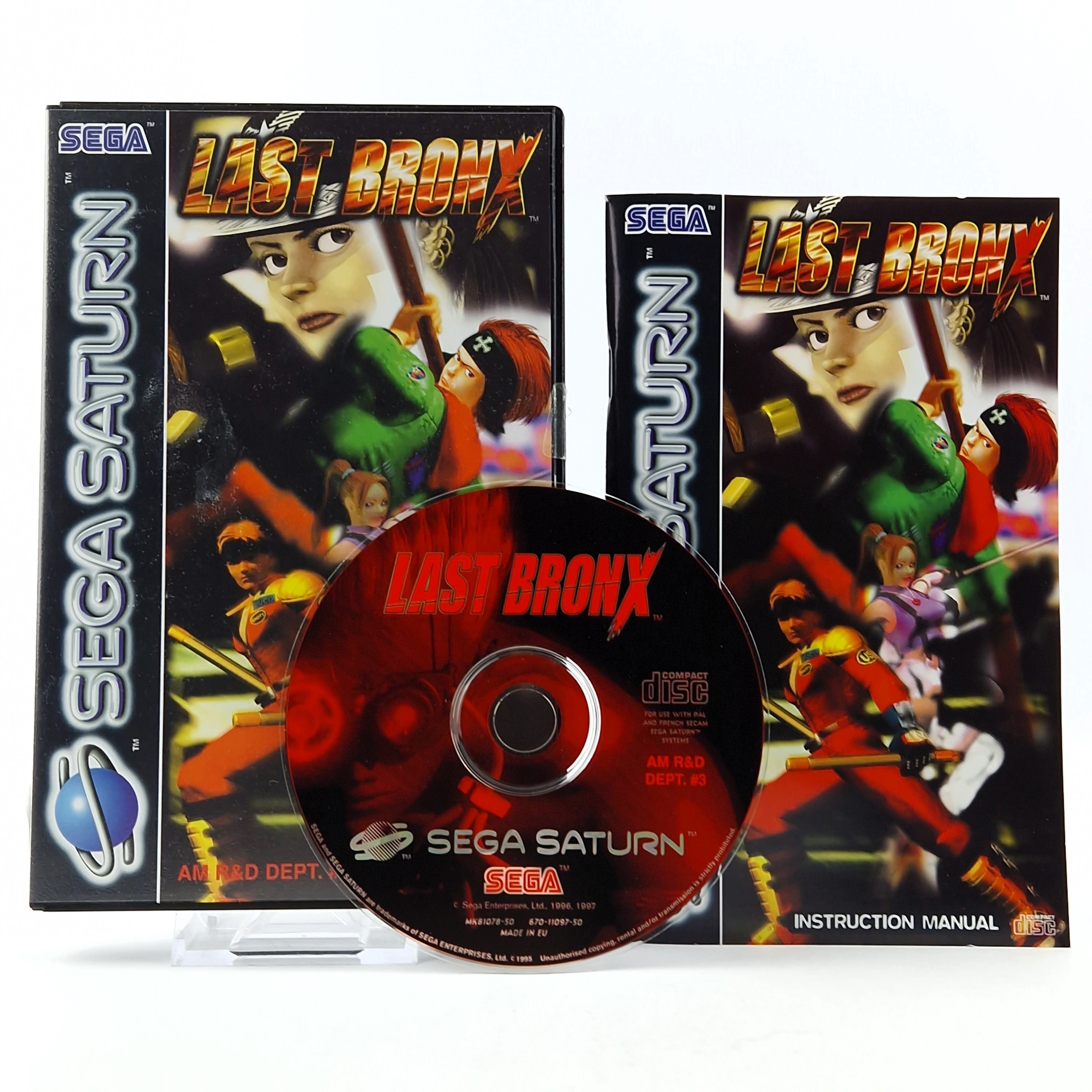 Sega Saturn Spiel – Last Bronx OVP CIB PAL Disk Game