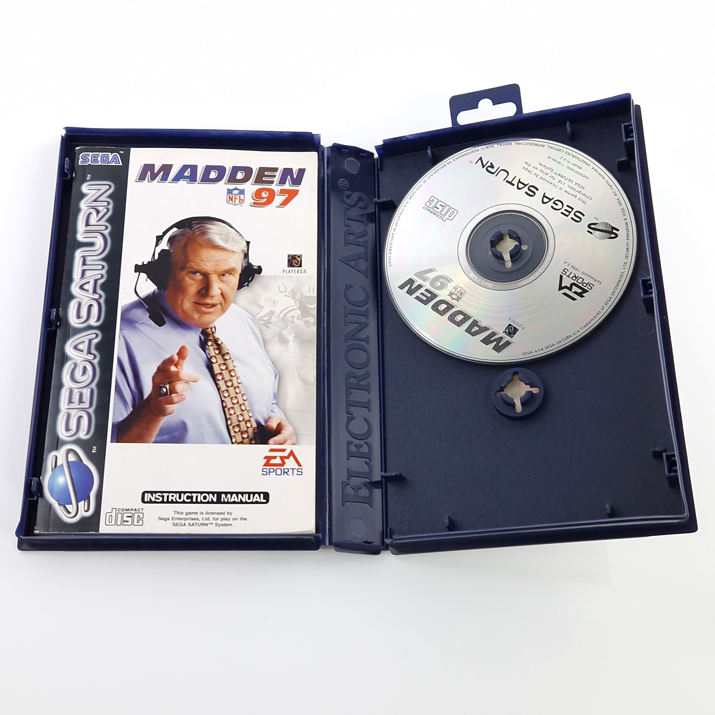 Sega Saturn Spiel – Madden NFL 97 OVP PAL Football