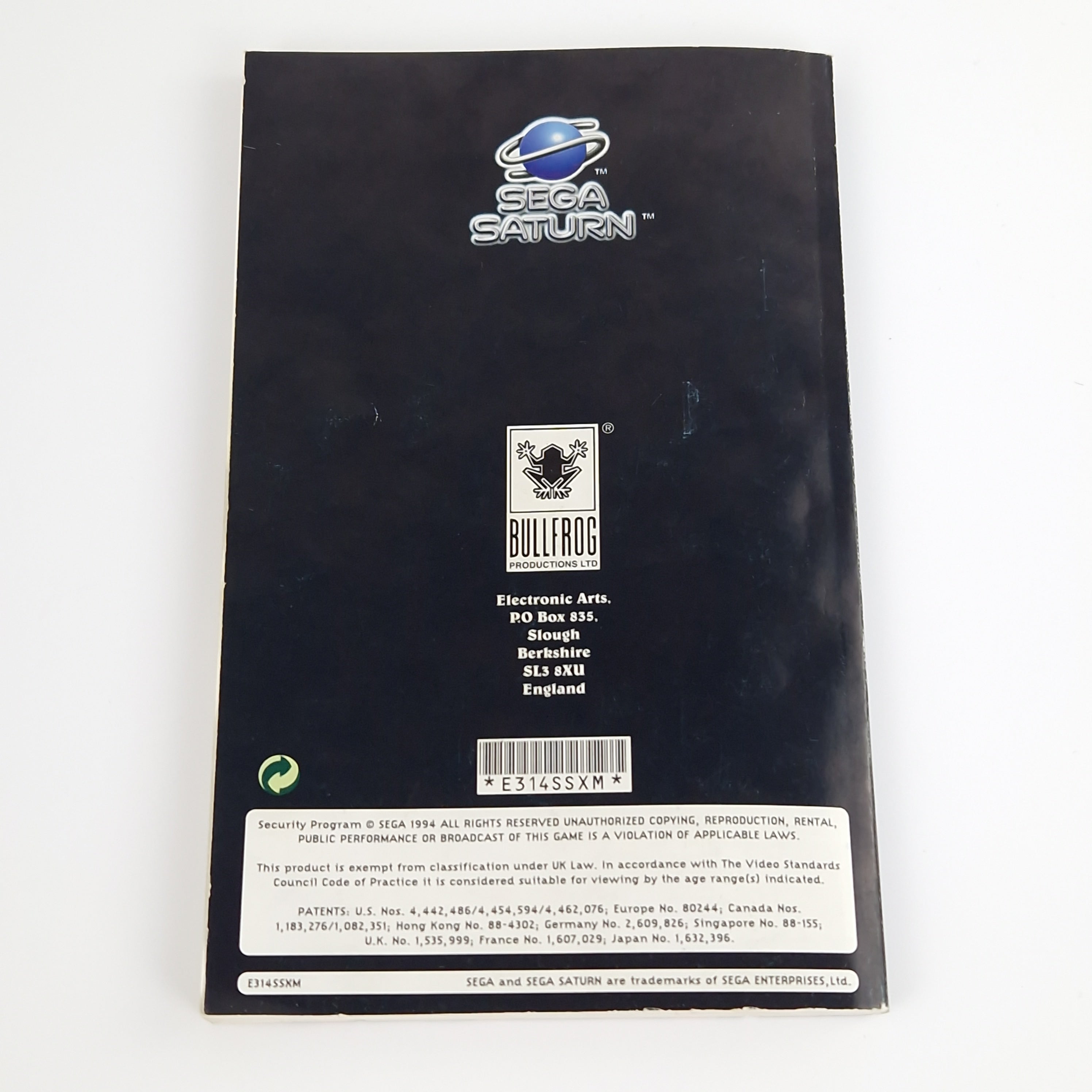 Sega Saturn Spiel – Magic Carpet OVP PAL Disk Bullfrog