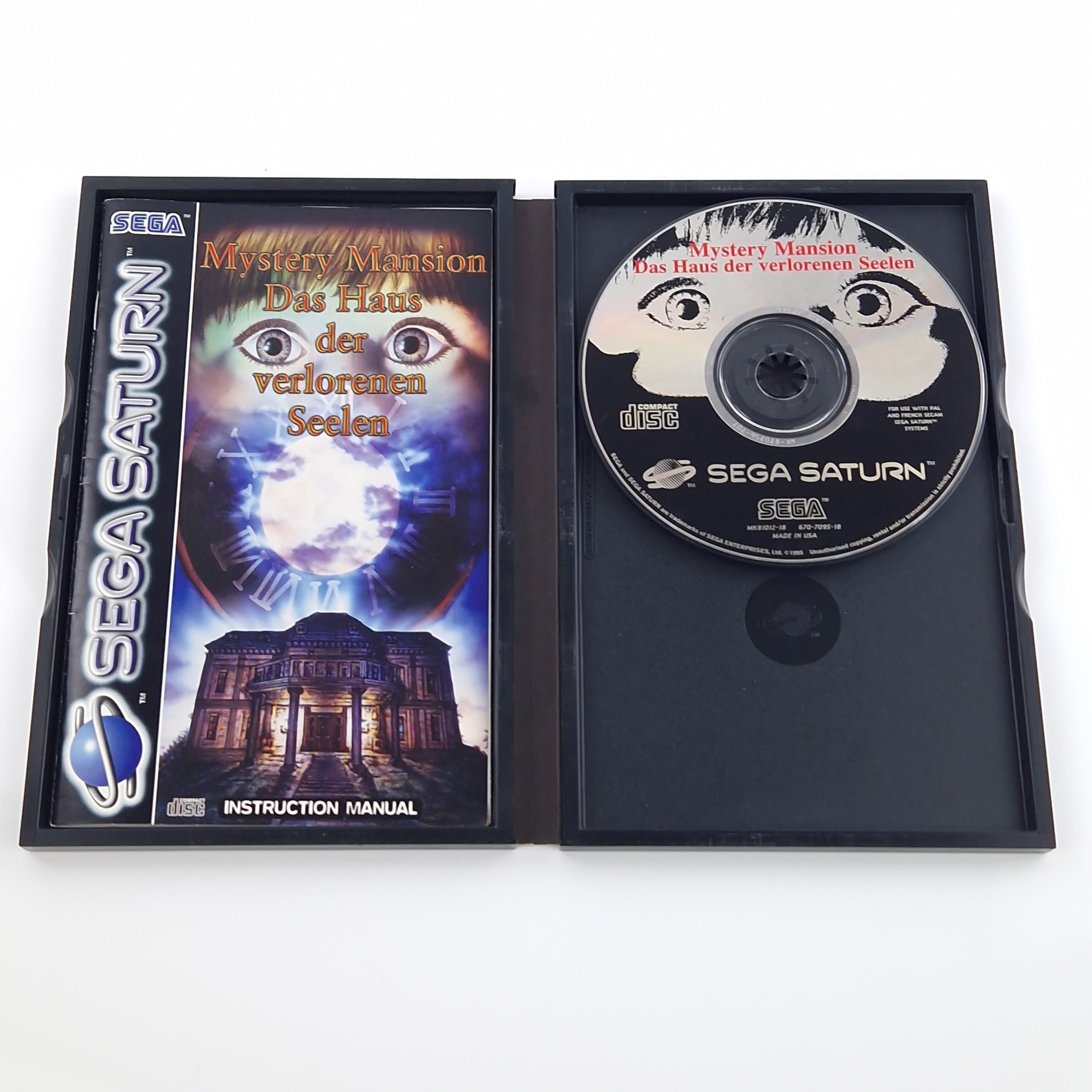 Sega Saturn Spiel – Mystery Mansion Das Haus der verlorenen Seelen OVP